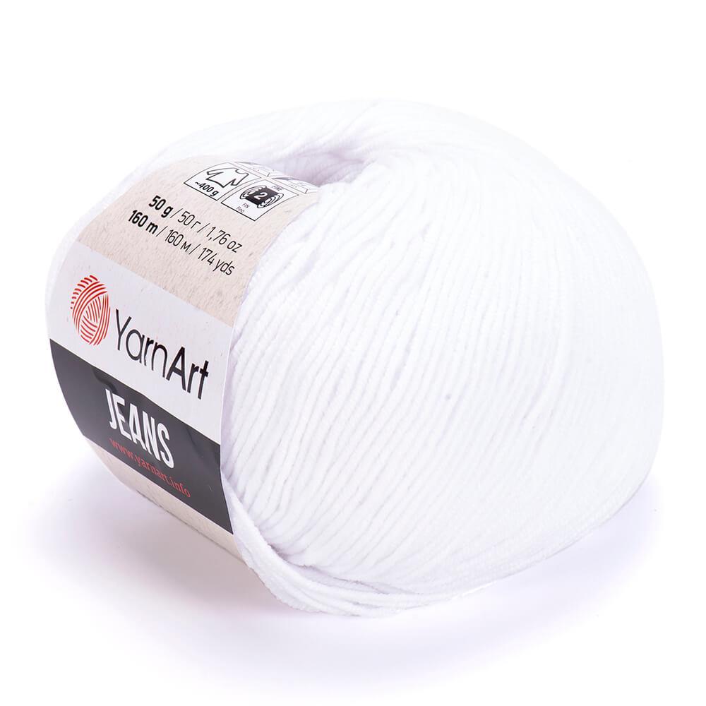 Yarnart Jeans Kar Beyaz El Örgü İpi 62