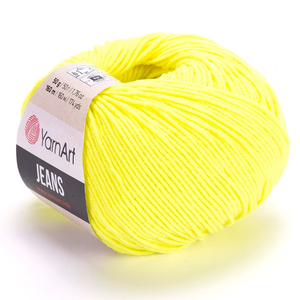 Yarnart Jeans Neon Sarı El Örgü İpi 58