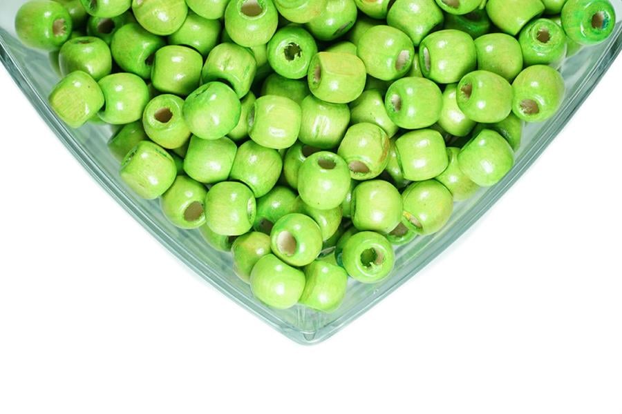 Yeşil Ahşap Boncuk 13-14 mm 1 Kg