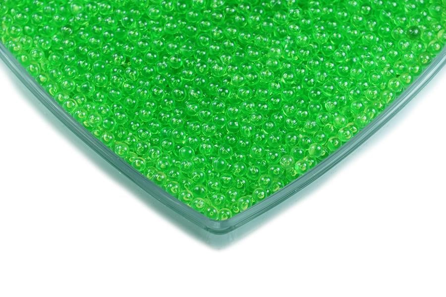 Yeşil Deliksiz Kabak Boncuğu 4 mm