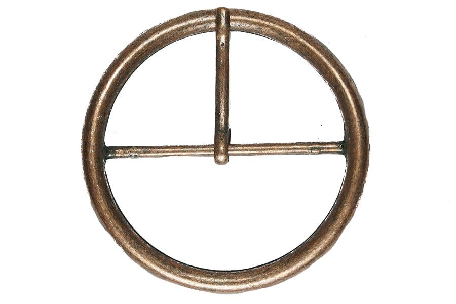 Yuvarlak Bakır Metal Toka