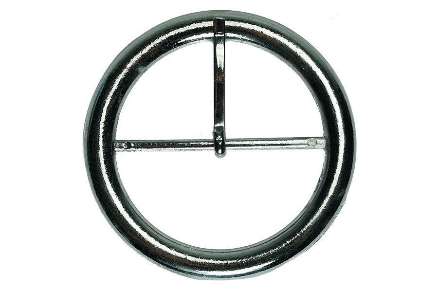 Yuvarlak Siyah Nikel Metal Toka