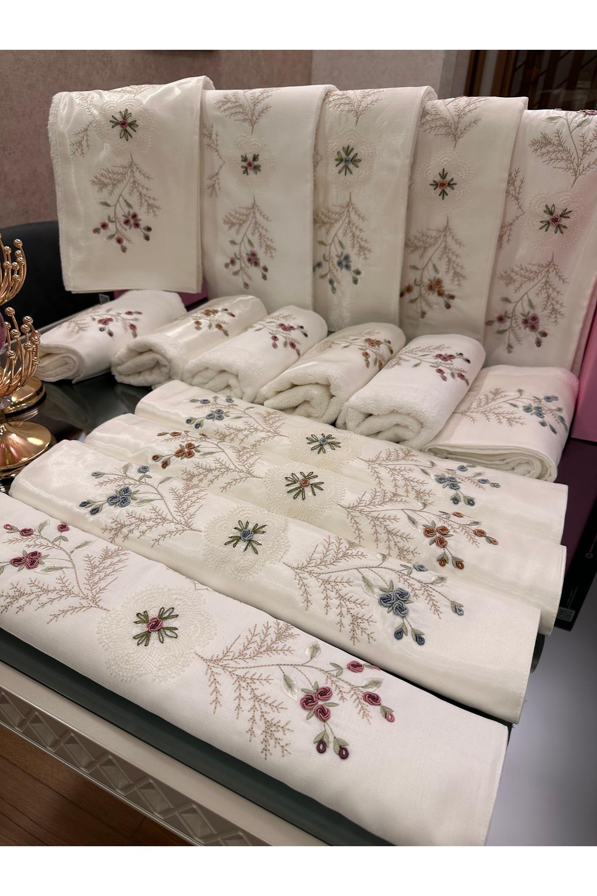 El Işi % 100 Bambu 1 Adet 50*90 Yüz Havlusu