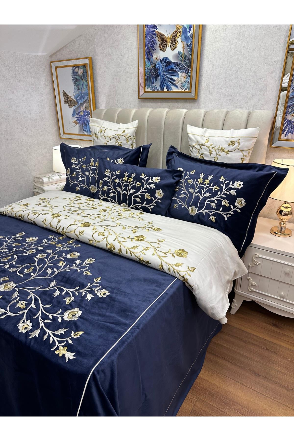 KADİFE YATAK ÖRTÜSÜ