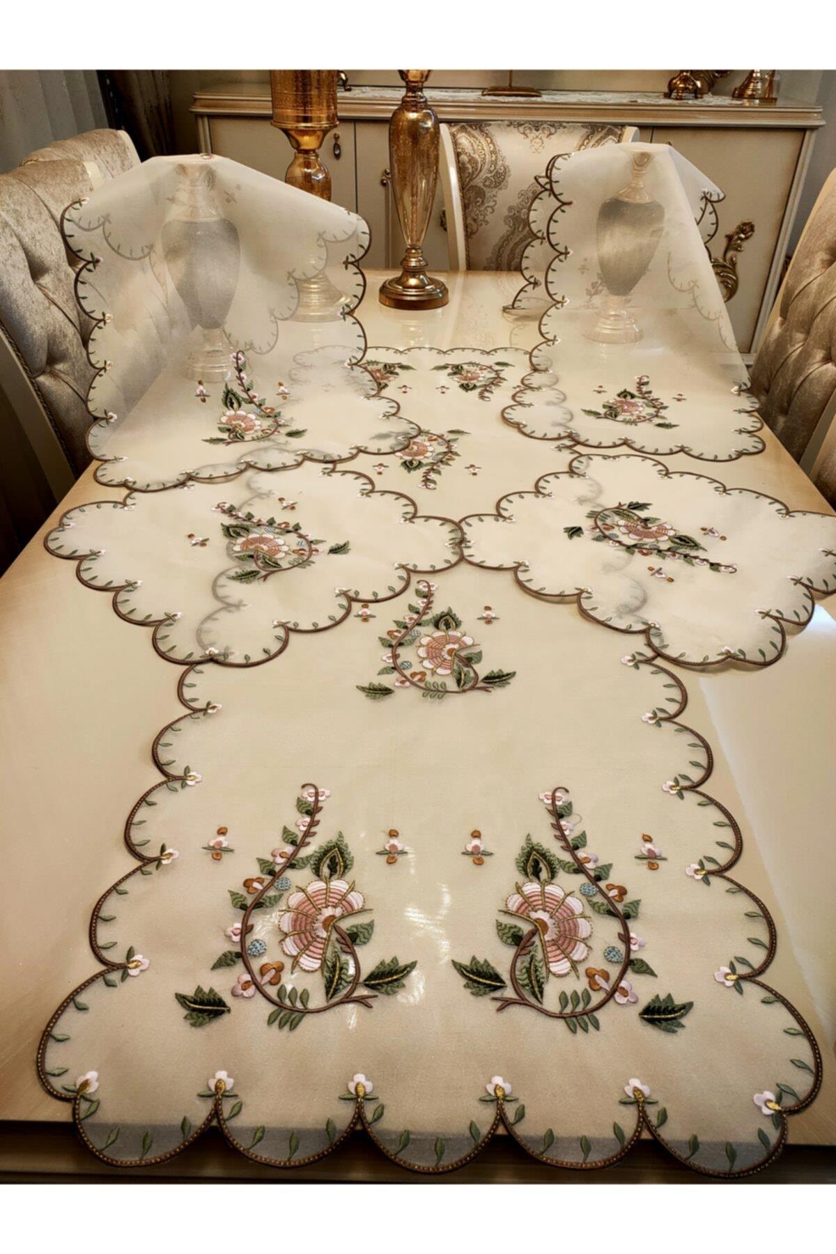 Özel Ödemiş Ipek 5 Parça Salon Set