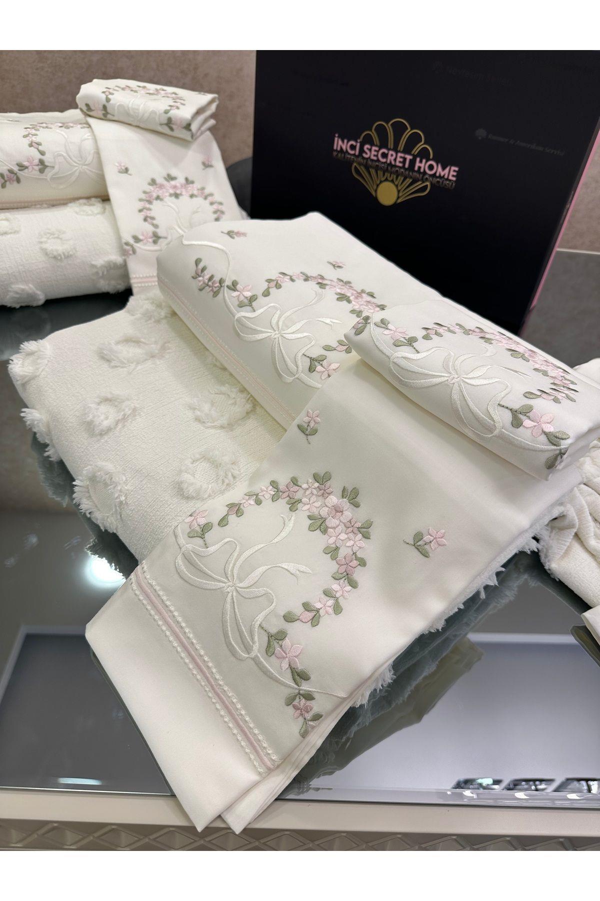 9.parçalık Tam Set, Nevresim Takımı Ve Pamuklu Yatak Örtüsü