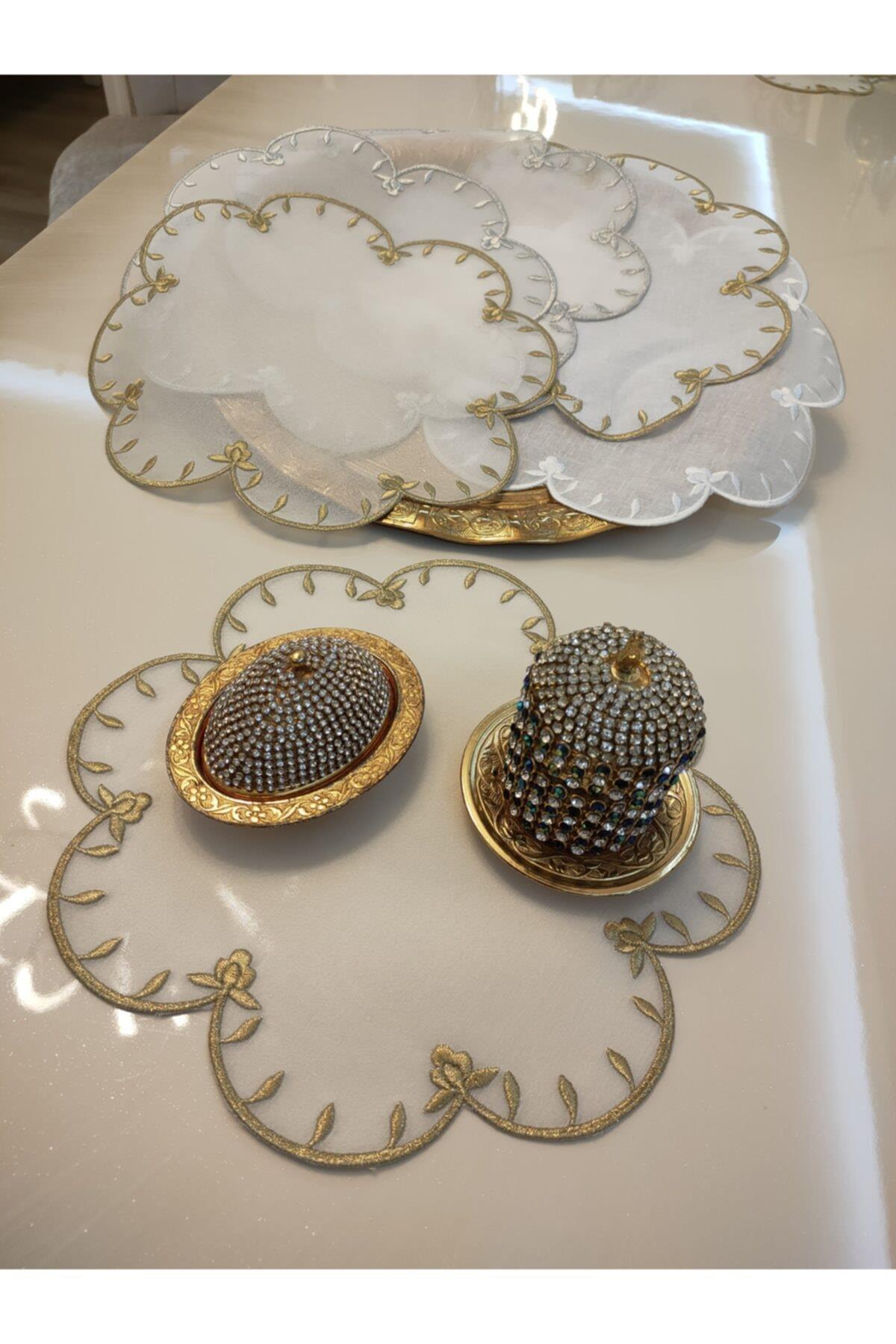 İpek Tepsi Örtüsü