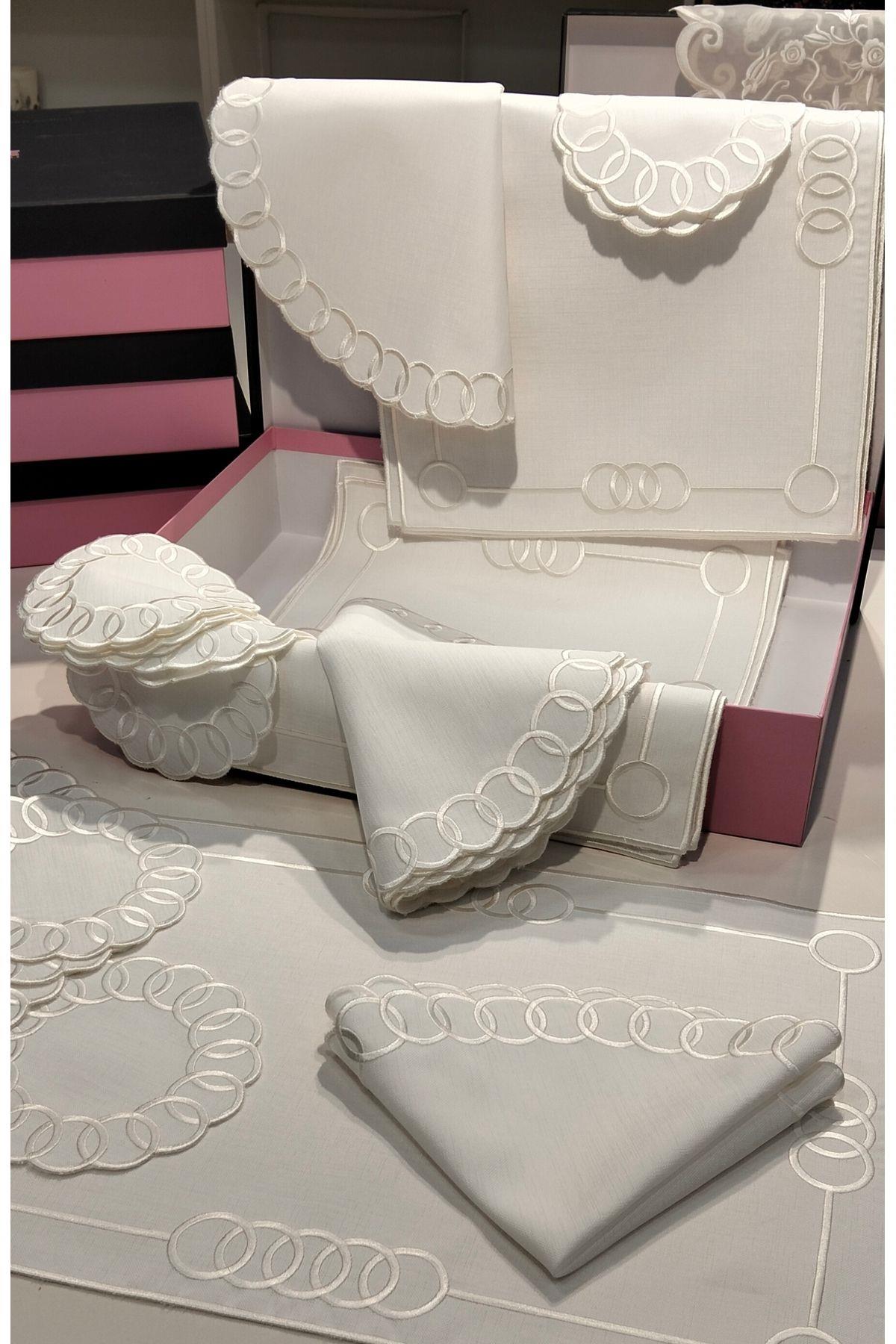 PEÇETE  AMERİCAN SERVİS PEÇETE BARDAK ALTLIĞI 36 PARÇA