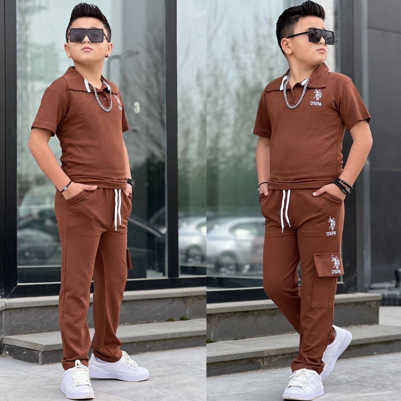 Tarz 2li  Takım-Kahve (8-16 yaş aralığı)