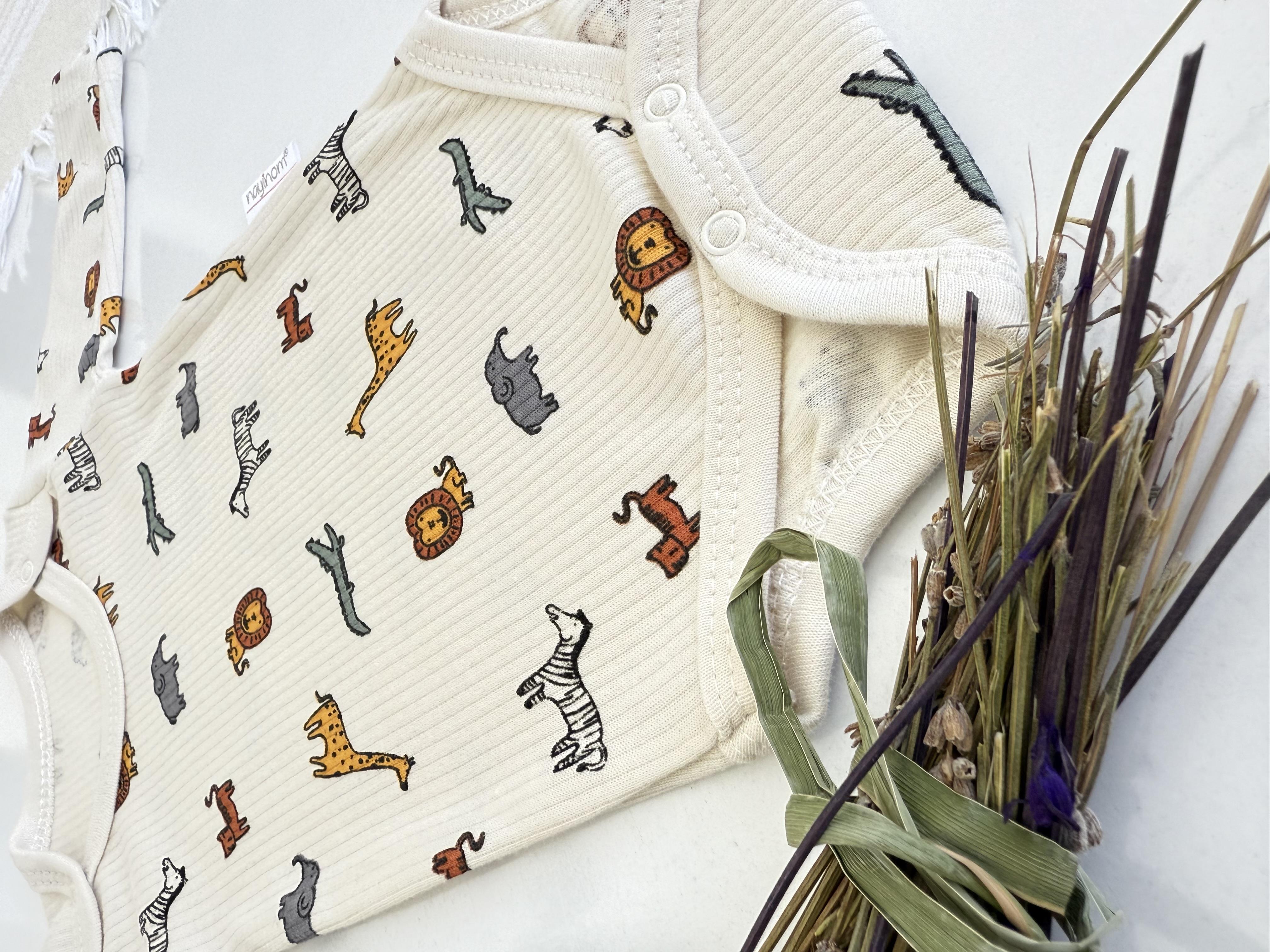 Animini Krem Erkek Body(1ay-3yaş)