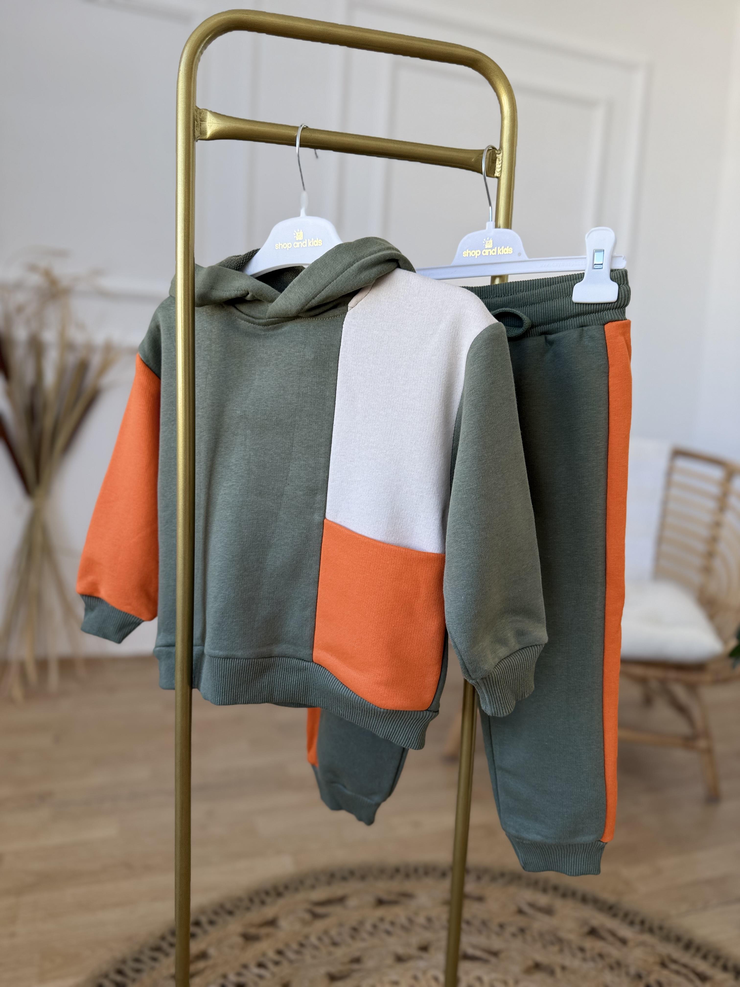 Cep Detay Haki Takım (2-8 yaş)