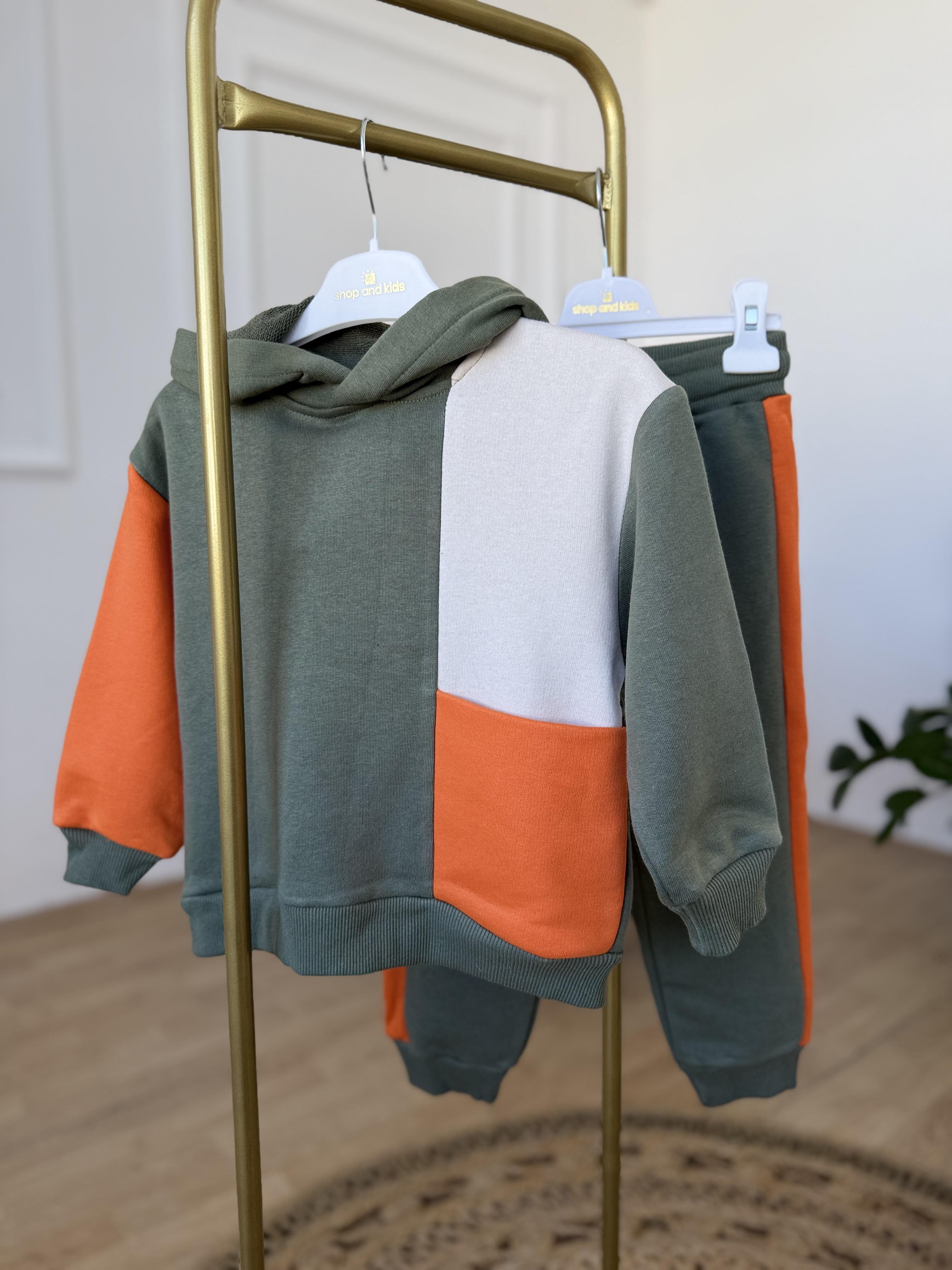 Cep Detay Haki Takım (2-8 yaş)