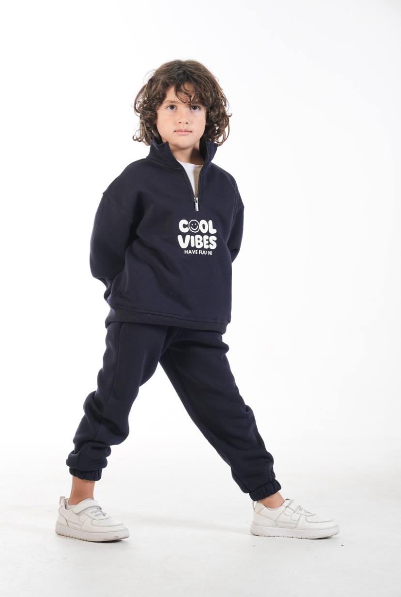 Cool Vıbes Unisex Takım-Lacivert (5yaş-14yaş)