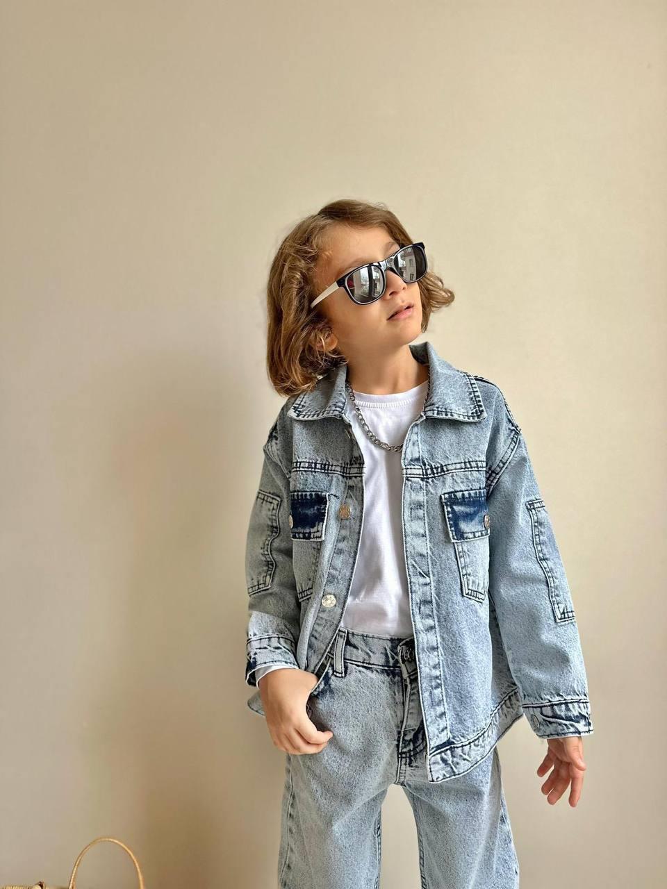 Denim Jean 3lü Takım(3-10yaş aralığı)