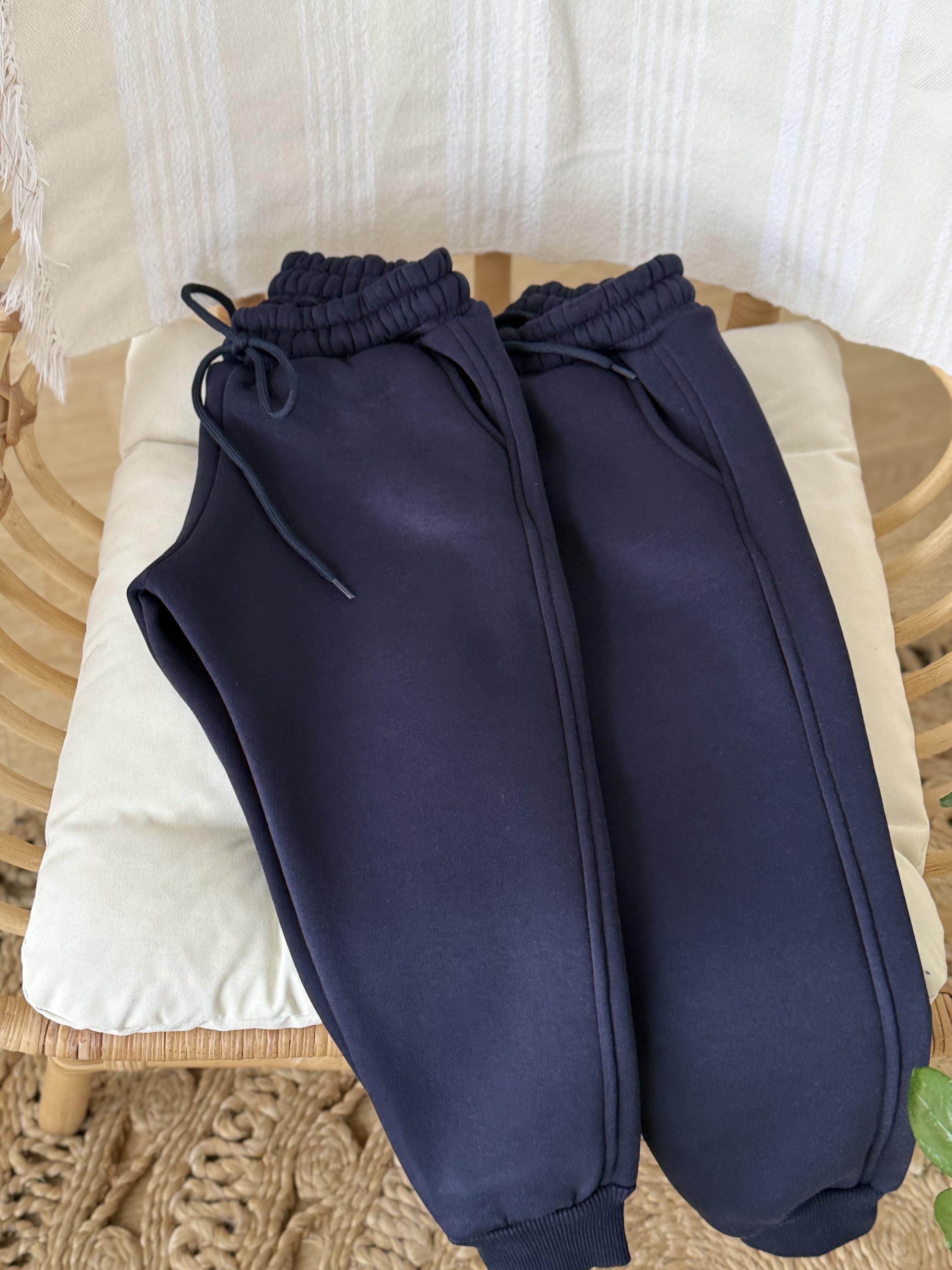 Lacivert Eşofman Altı-Şardonlu(3-14 yaş)