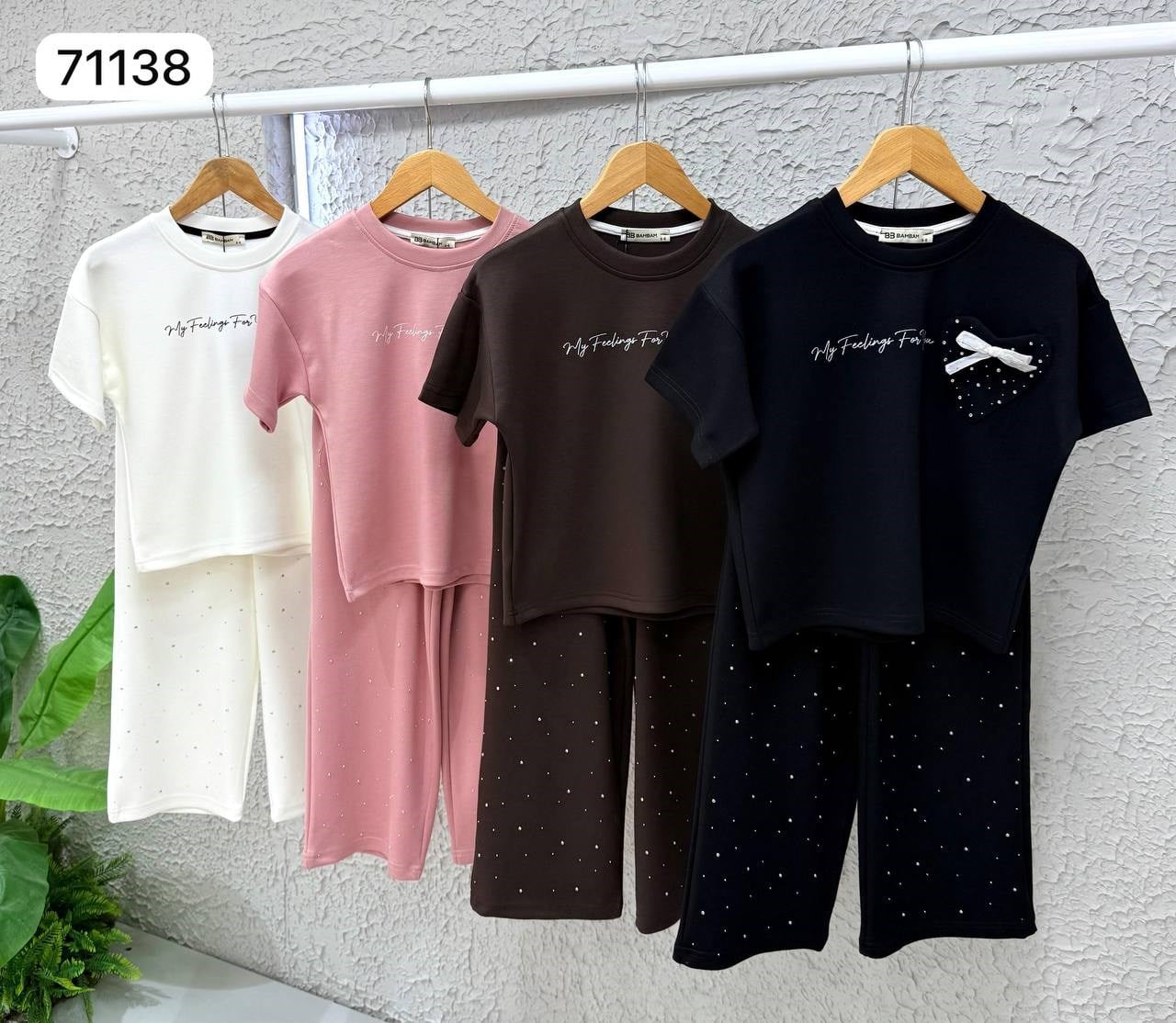 Feeling Taşlı Takım - Acı Kahve (5-14 yaş)