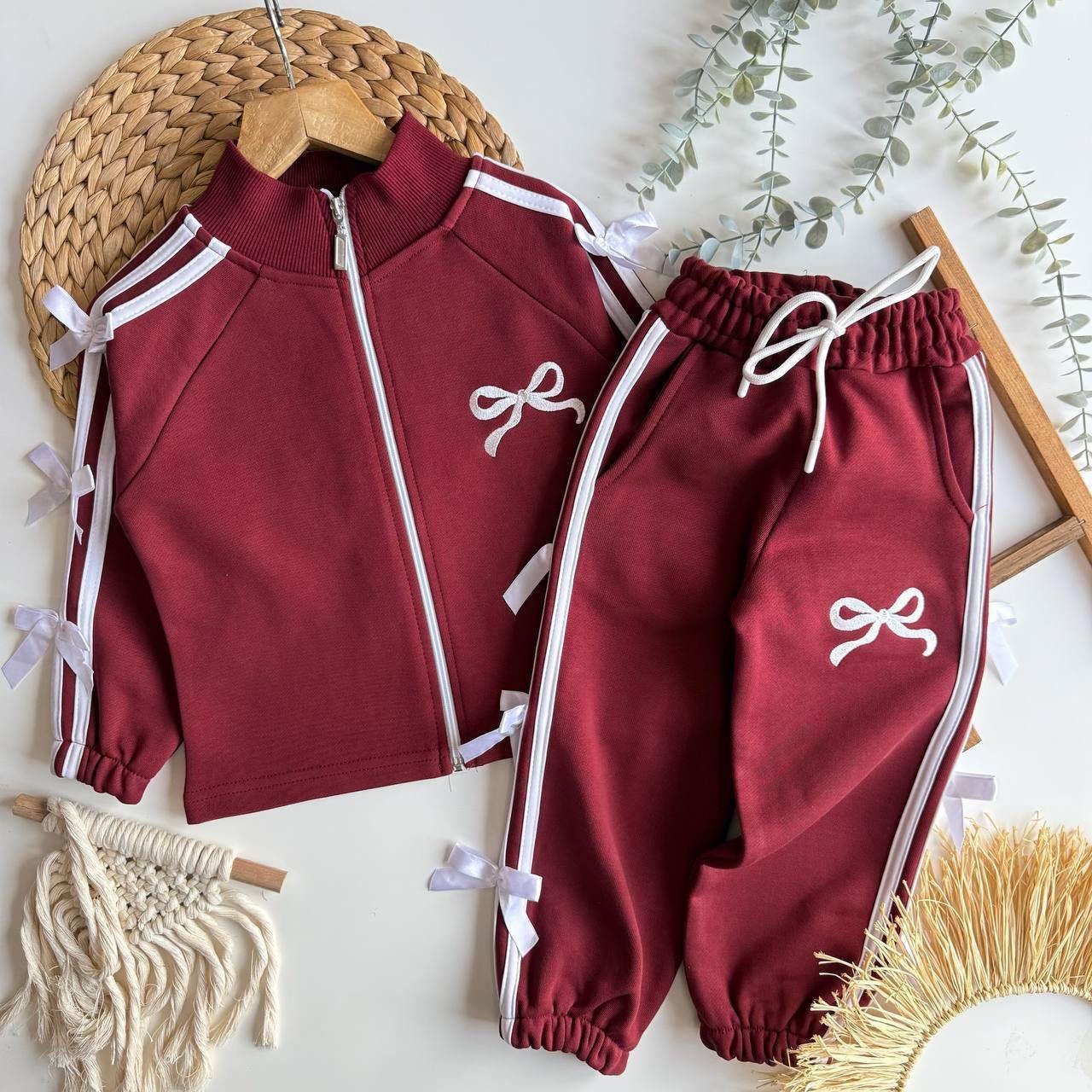 Fiyonk Detay Takım-Bordo (3yaş-10yaş)