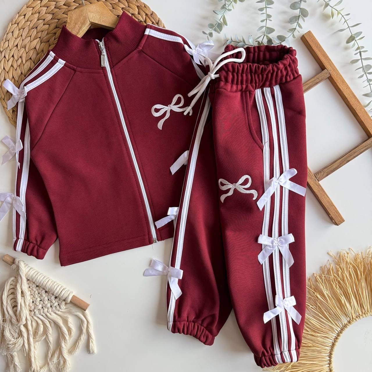Fiyonk Detay Takım-Bordo (3yaş-10yaş)
