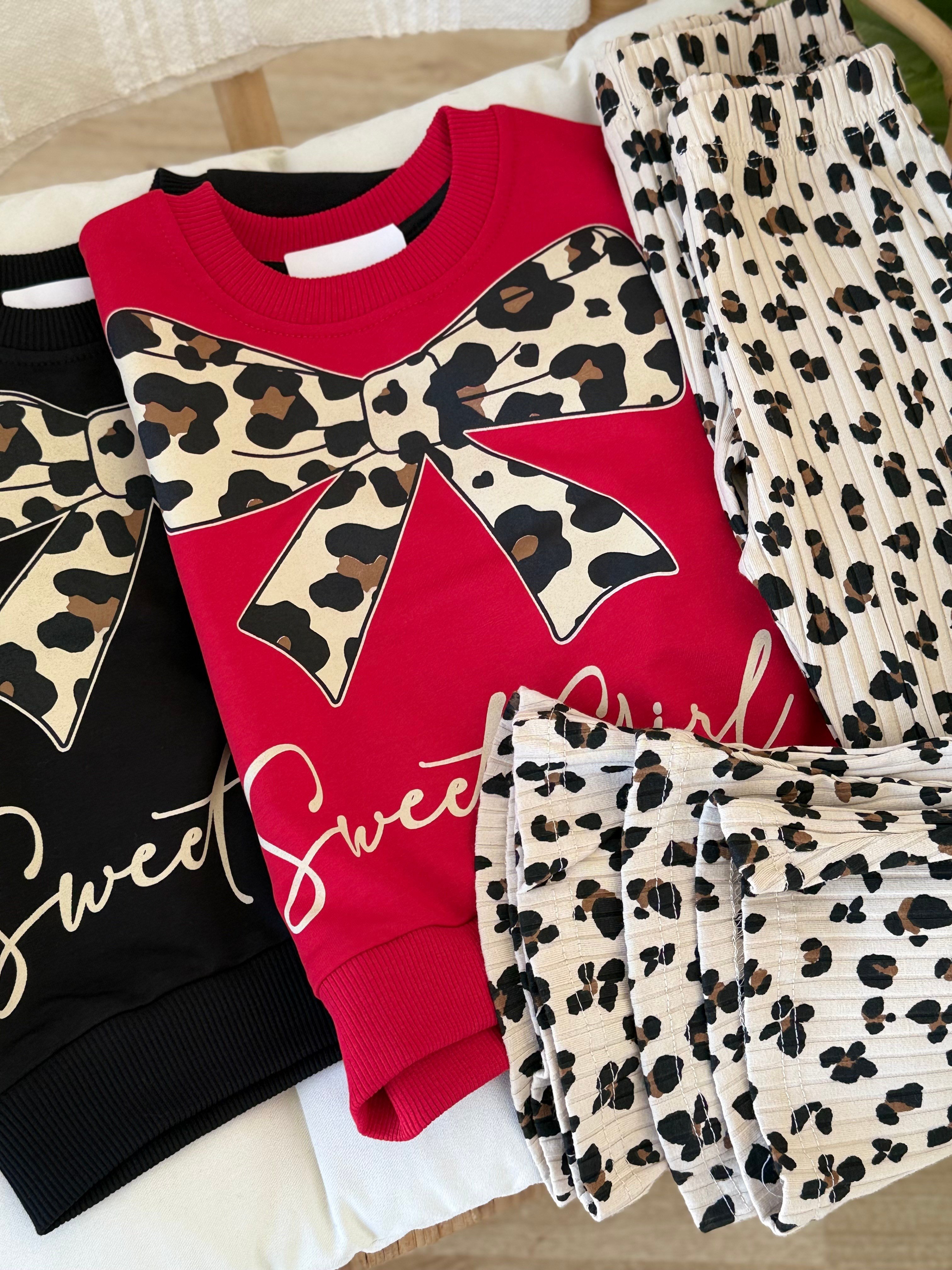 Fiyonk Sweat Girl Takım -Siyah(2-5