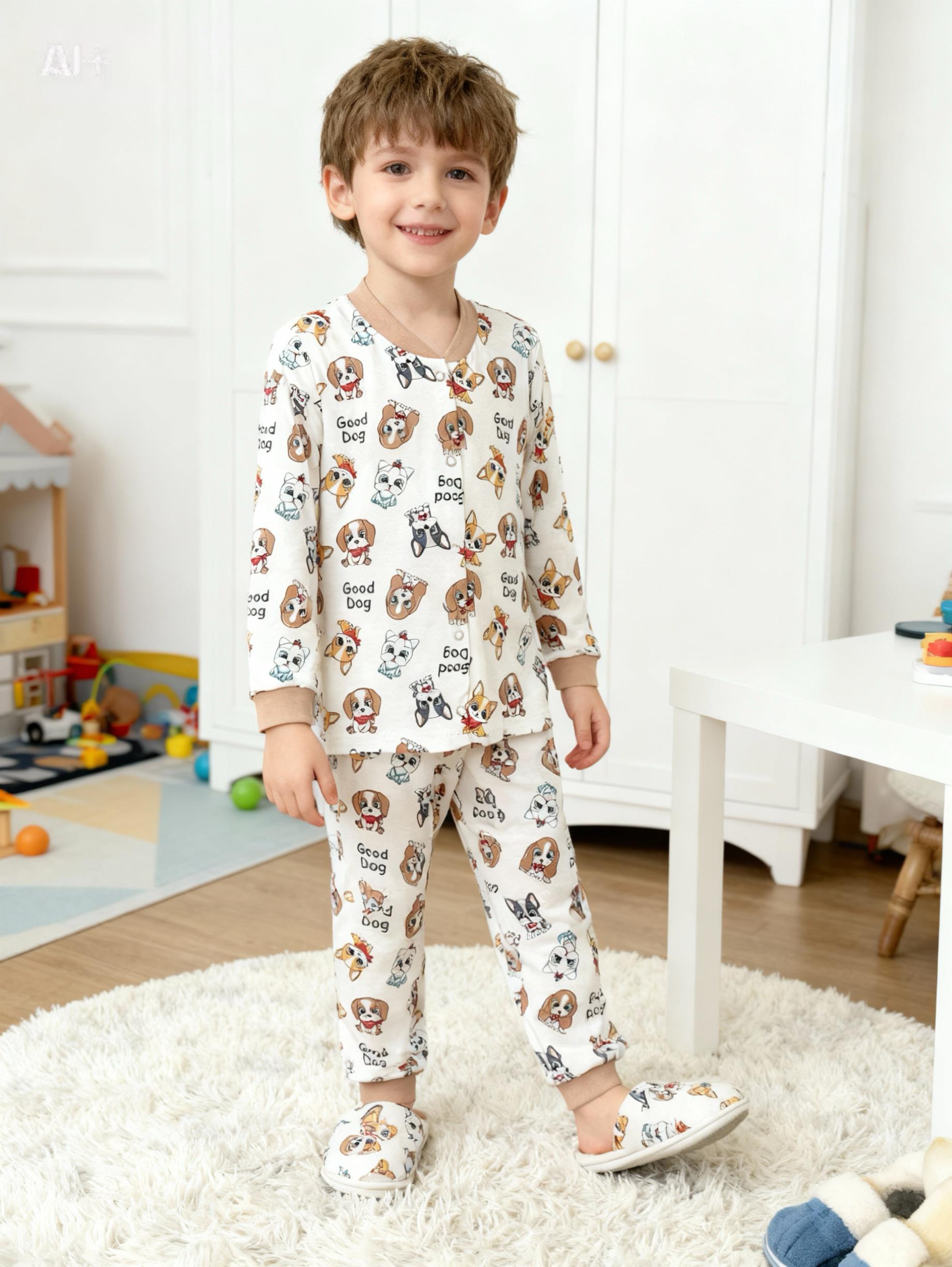 Happy Dog Unisex Pijama Takım  (3-6 yaş aralığı)