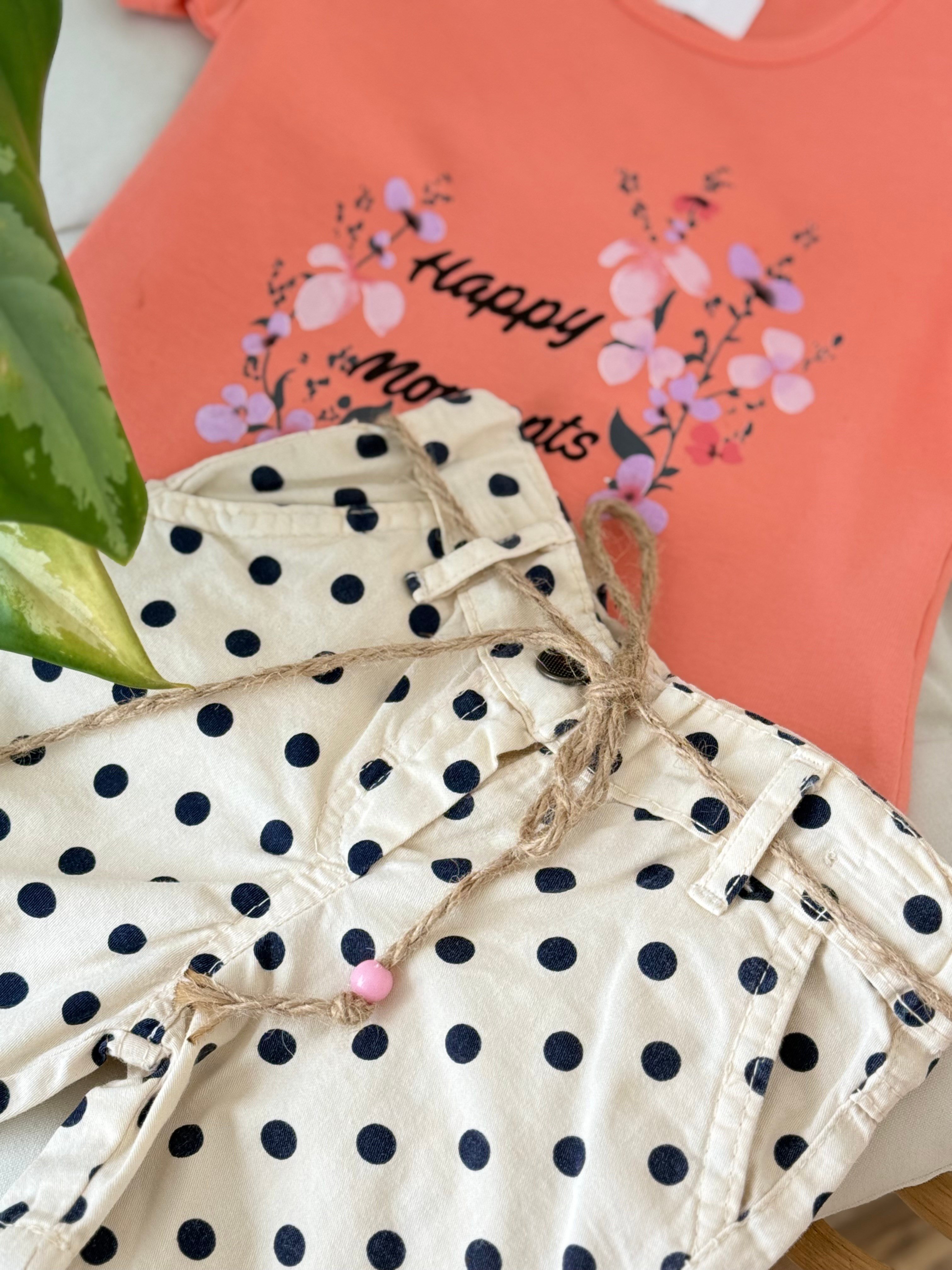 Happy Moments Şortlu Takım - Yavruağzı (2yaş-5yaş)