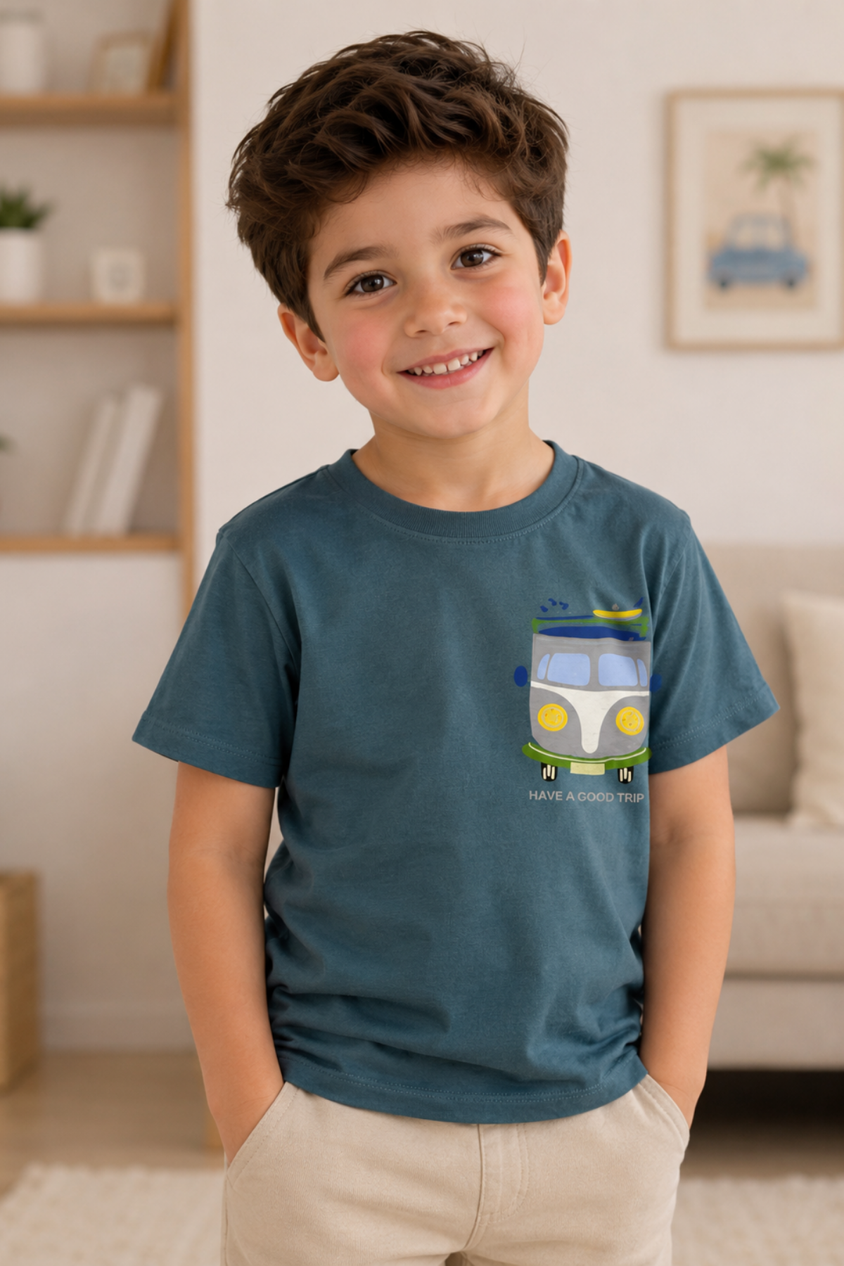Have a Good Trip T-shirt - Mavi (5-8yaş aralığı)