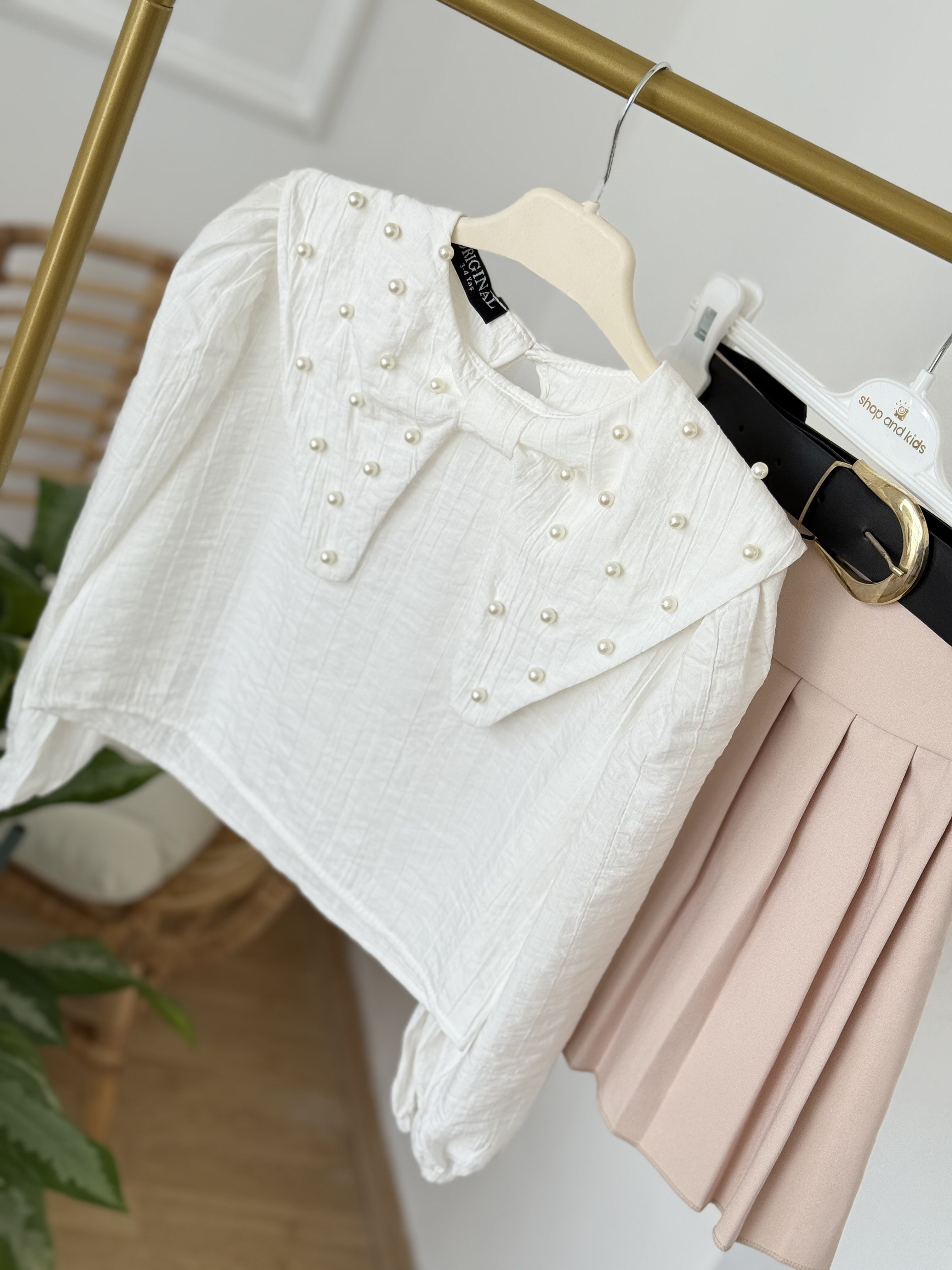 İnci Detay 3lü Takım -Bej(3-10 yaş)