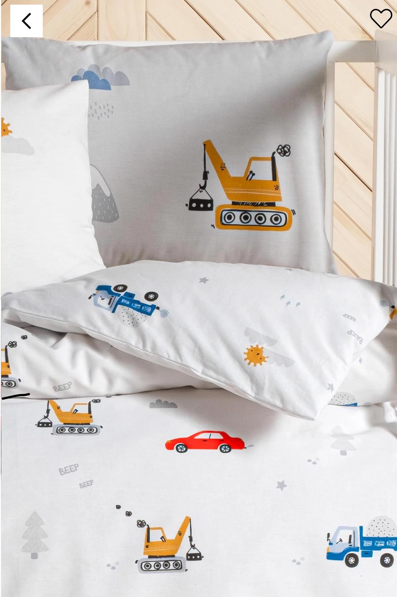 Kanz Digger Cars Ranforce Bebek Nevresim Takımı 