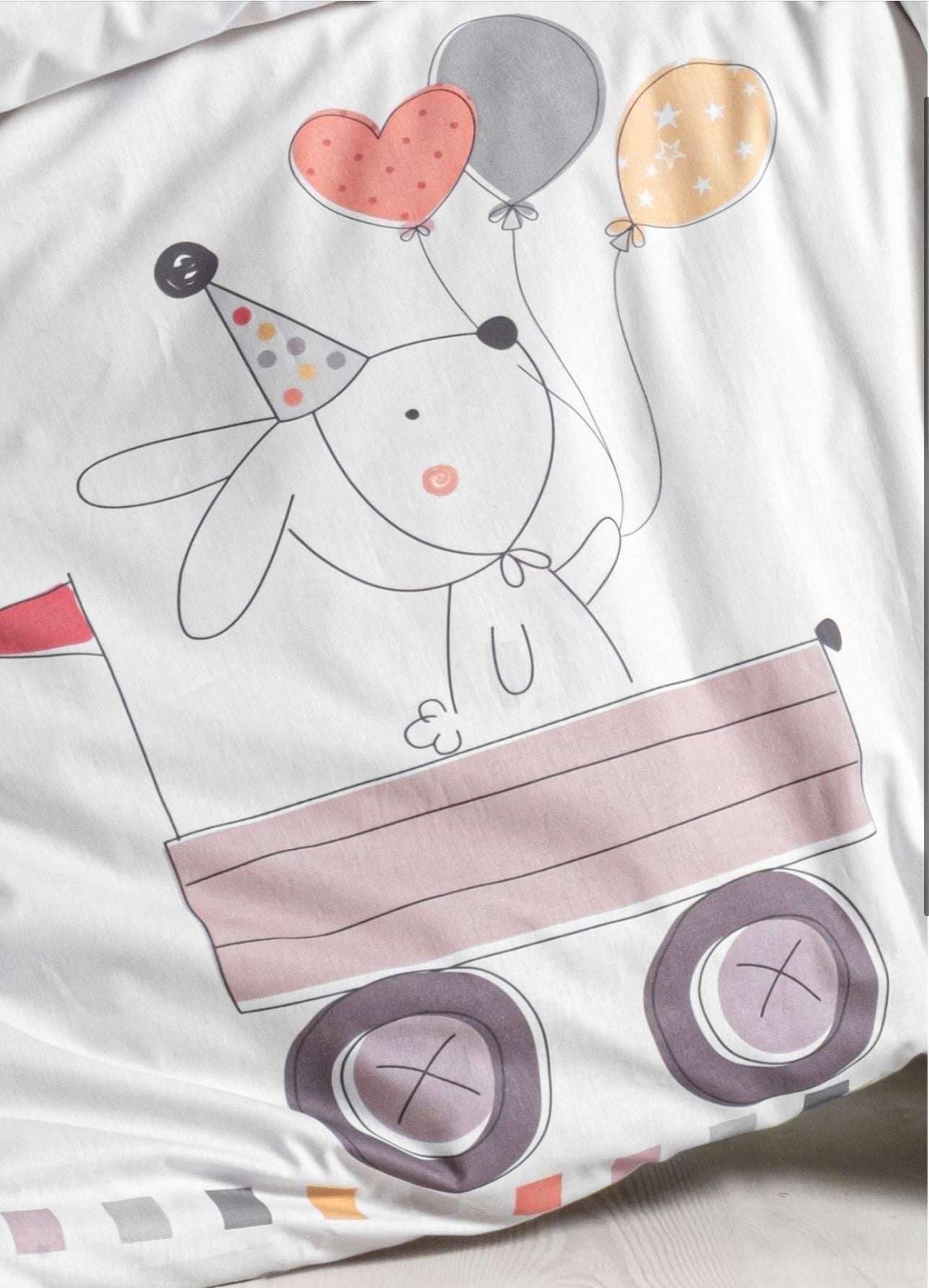 Kanz Elephant Ranforce Bebek Nevresim Takımı 