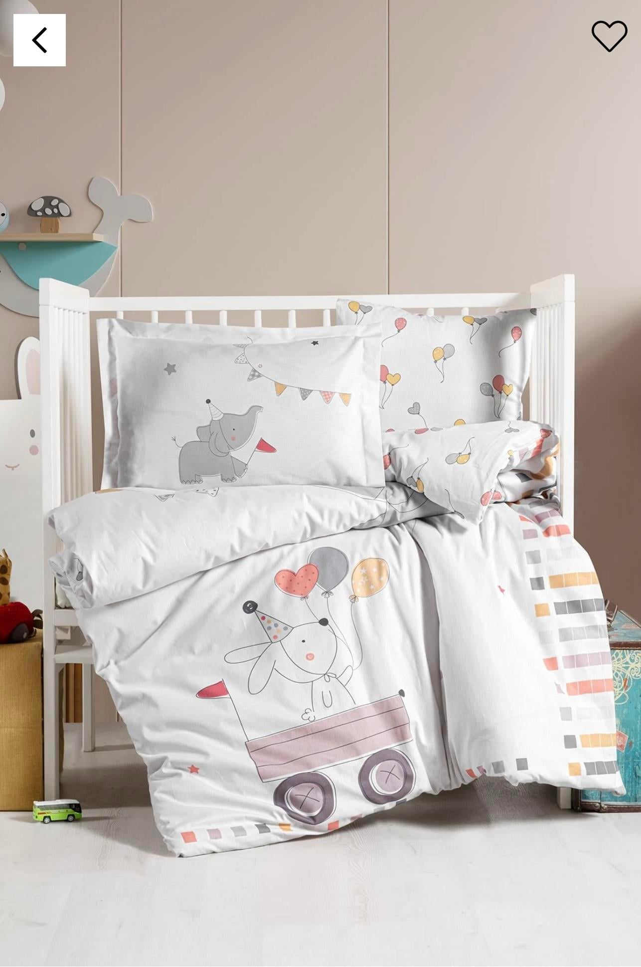 Kanz Elephant Ranforce Bebek Nevresim Takımı 