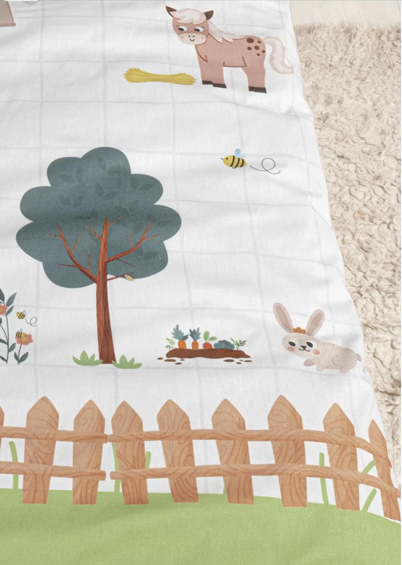 Kanz Farming Ranforce Bebek Nevresim Takımı 