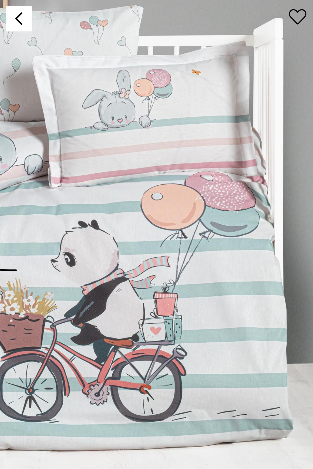 Kanz Little Panda Ranforce Bebek Nevresim Takımı 