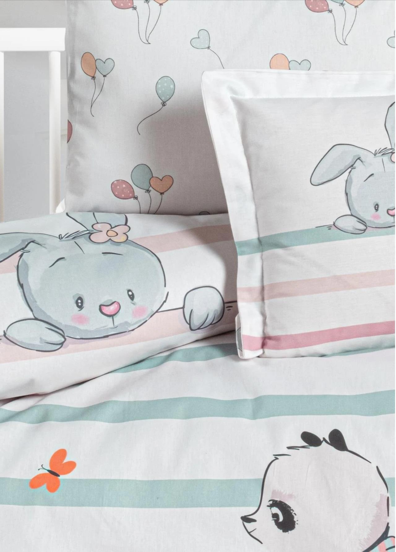 Kanz Little Panda Ranforce Bebek Nevresim Takımı 