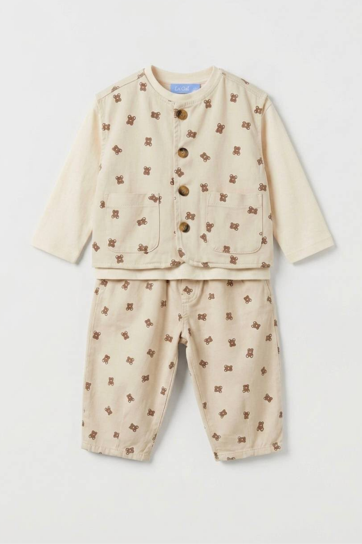Laciel ParisUnisex Bear Yelekli Takım- (2-7yaş)