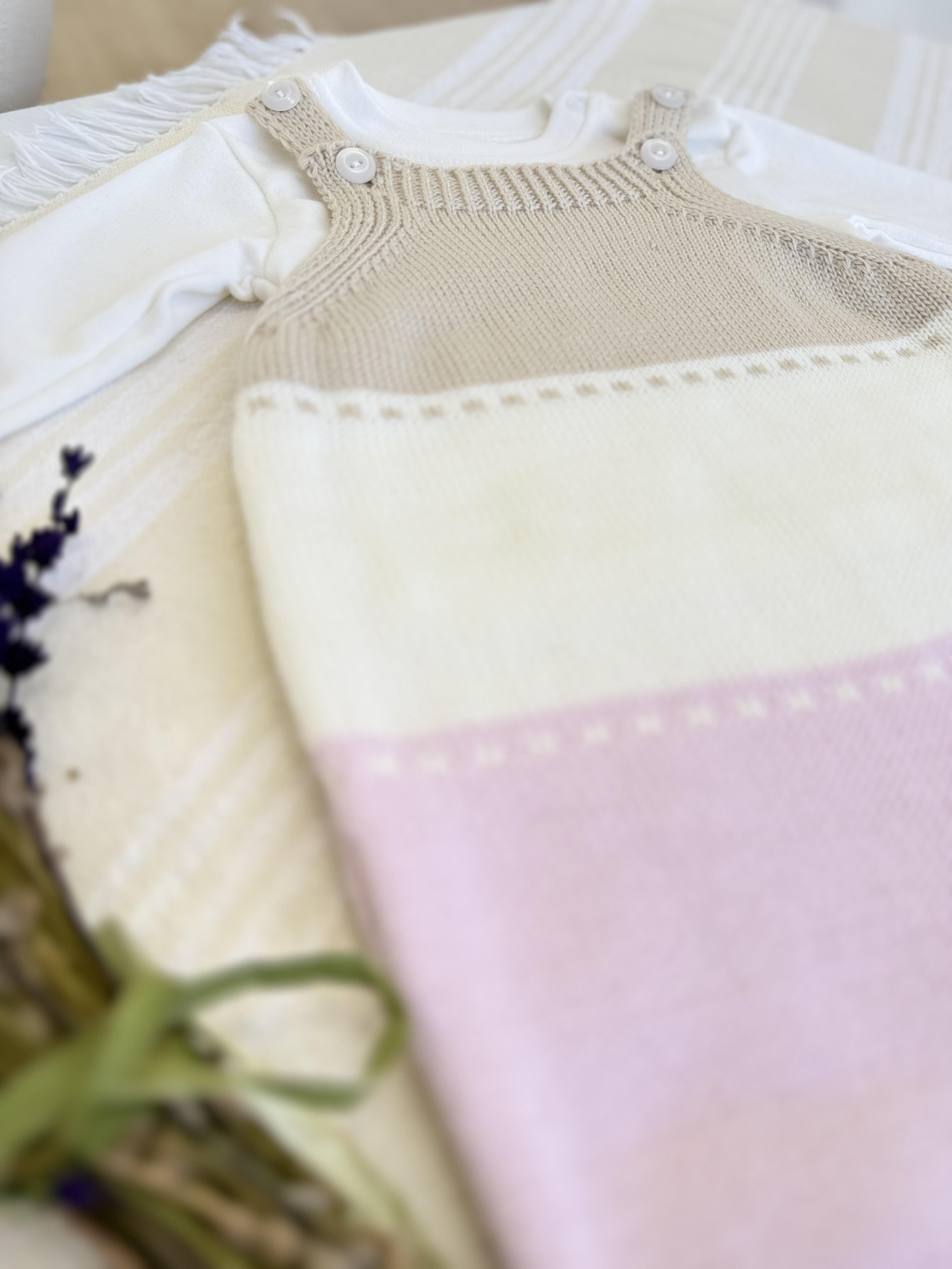 Lalin Örgü Tulum Takım(6-12ay)