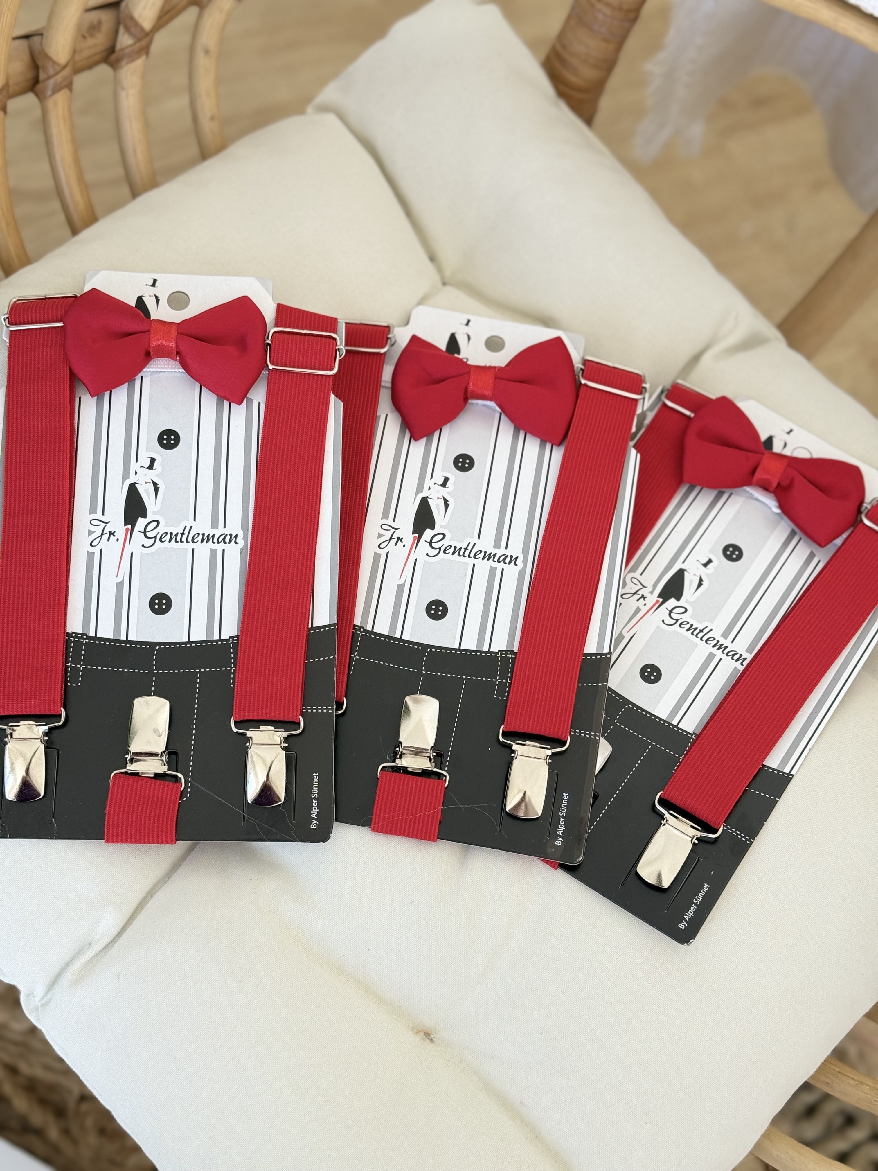Papyon Askı Set - Kırmızı