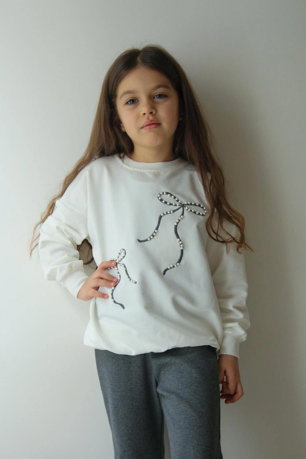 Pearl Grey Takım- Beyaz(3-10yaş)