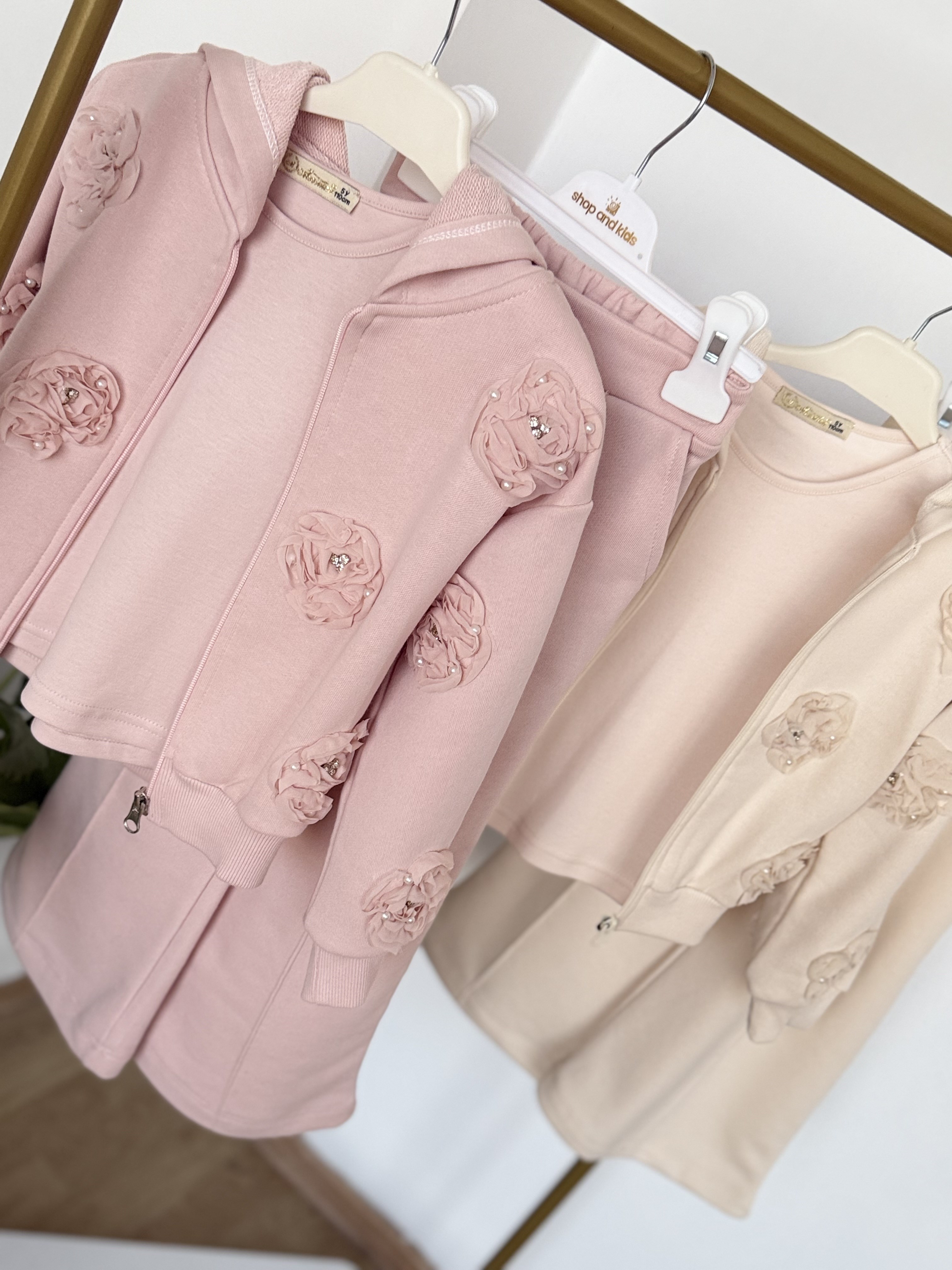 Pearl RoseTakım -Pudra(5-8yaş)