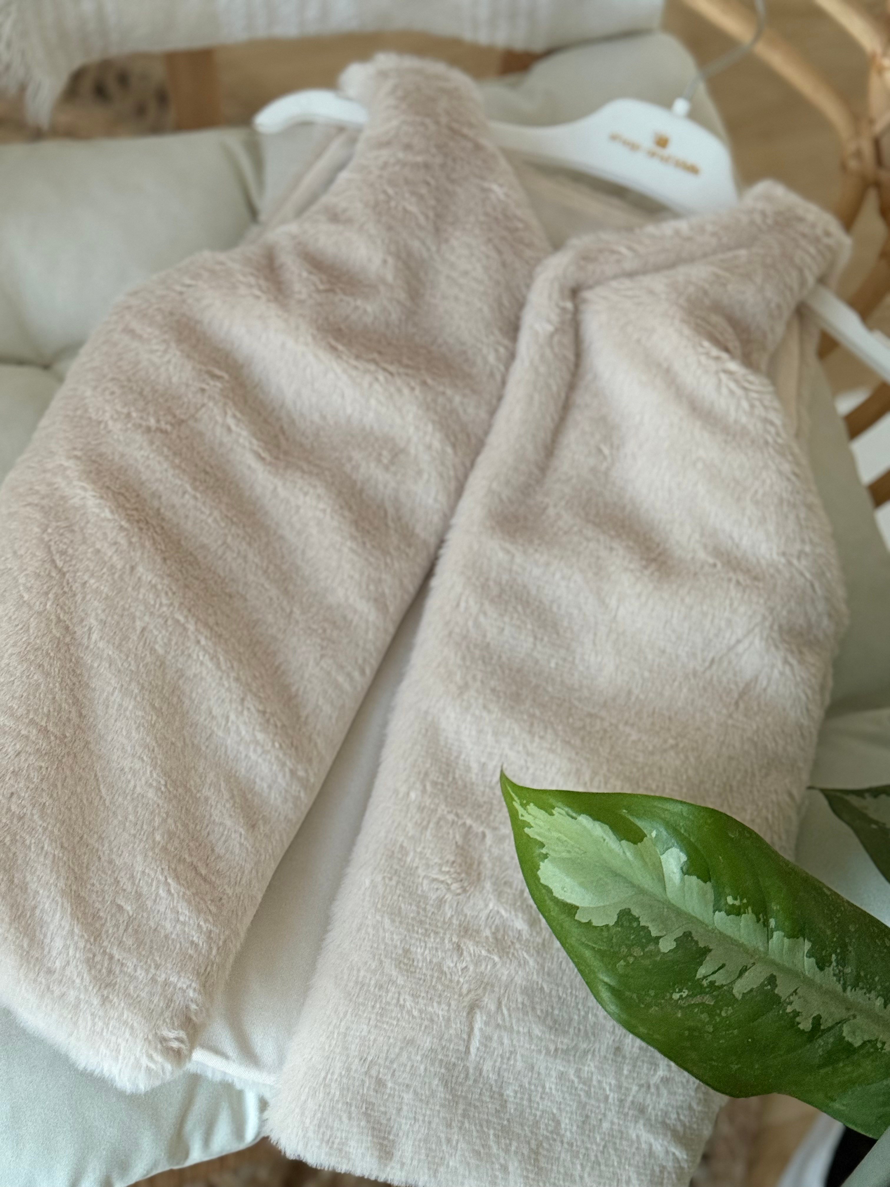 Peluş Yelek Astarlı -Krem(2-14Yaş)