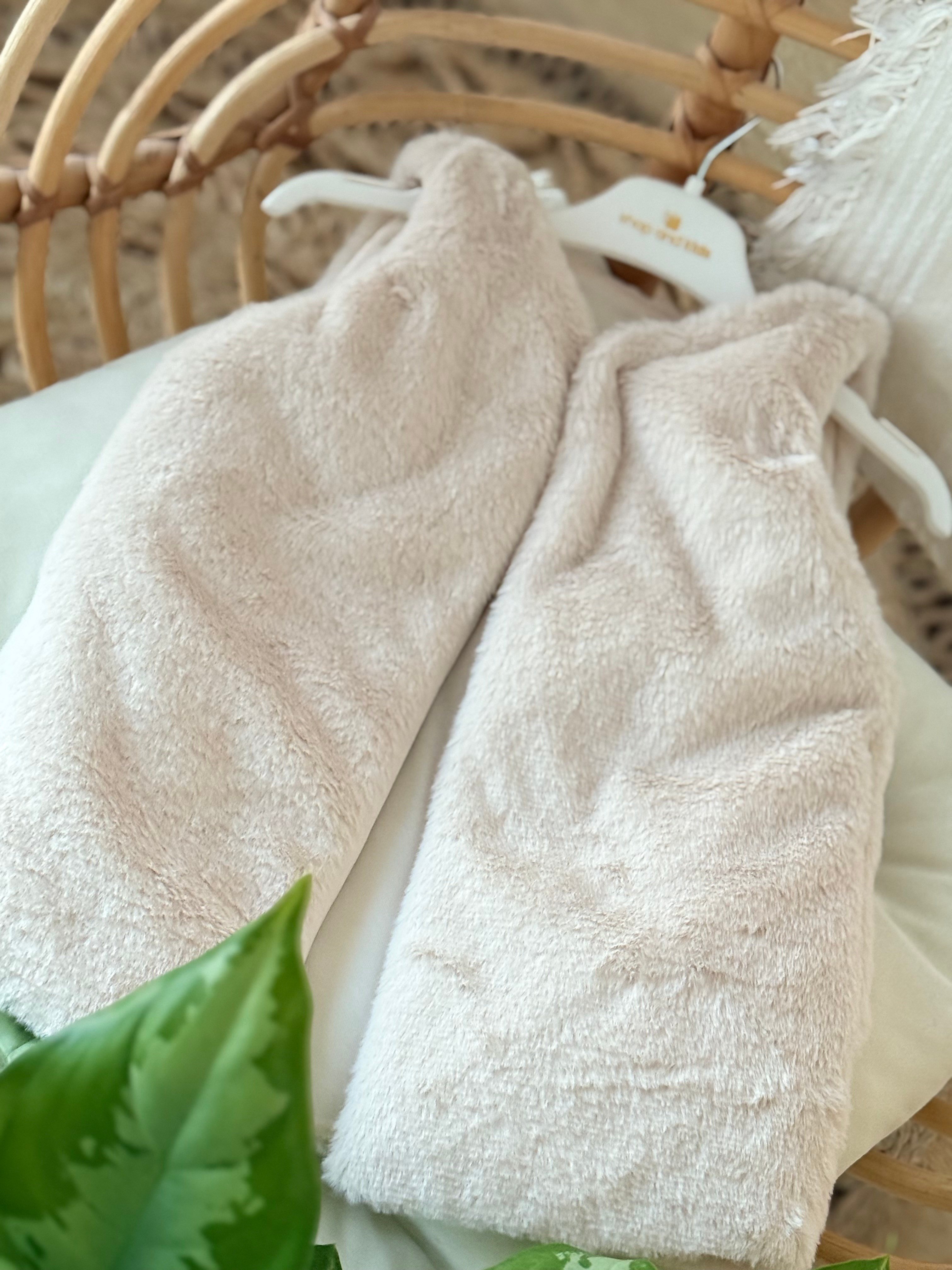 Peluş Yelek Astarlı -Krem(2-14Yaş)