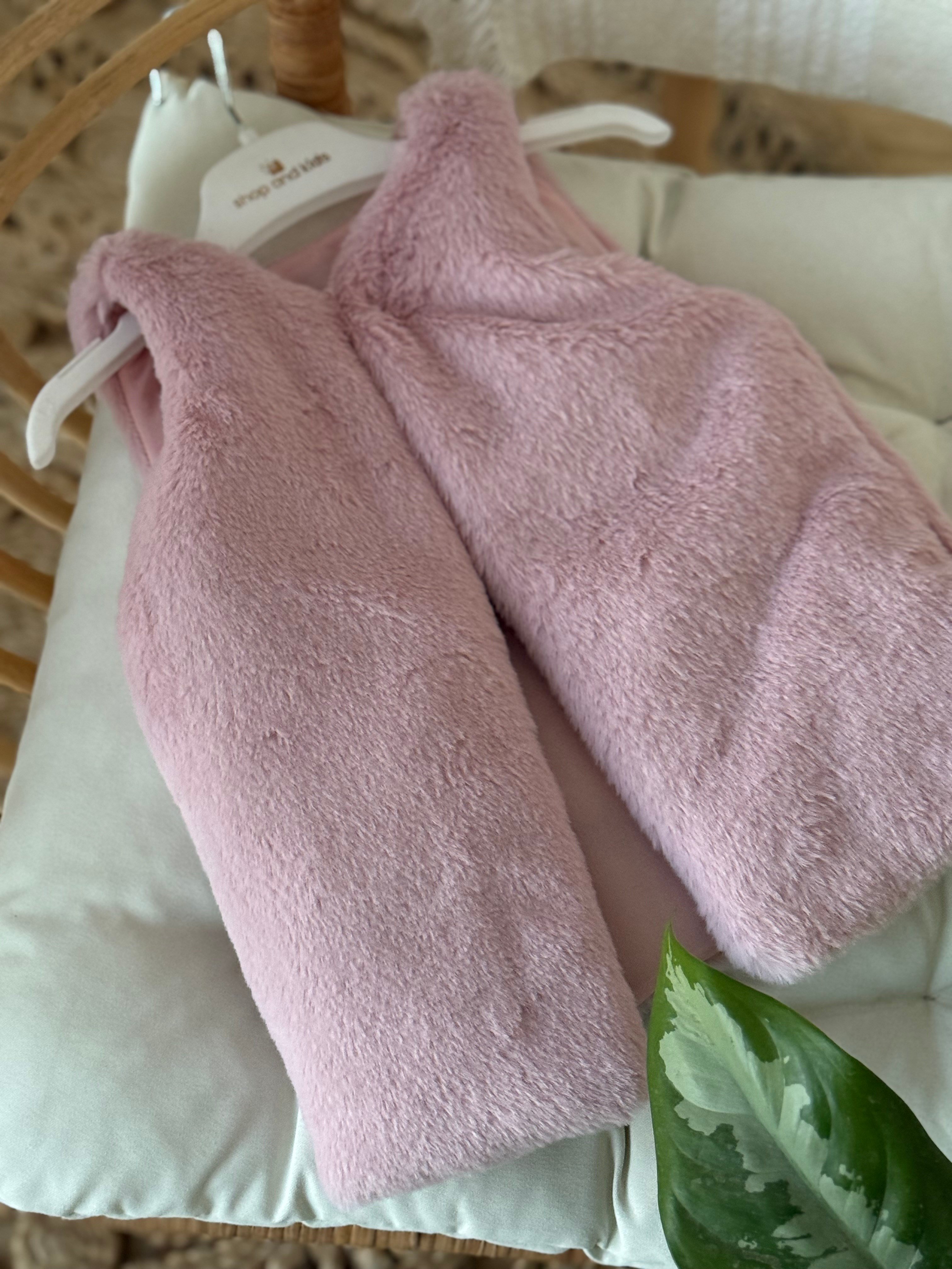 Peluş Yelek Astarlı -Pudra(2-14Yaş)