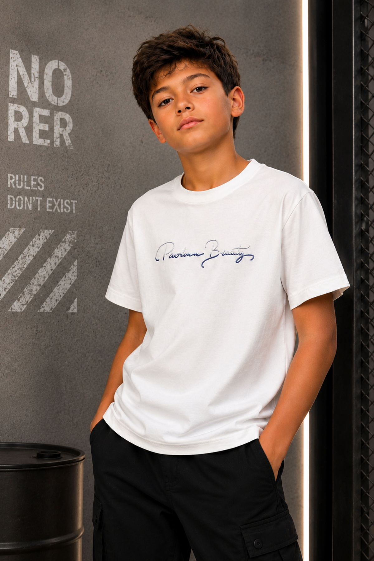 Signature Premium Tişört -Beyaz(10-14 yaş aralığı)