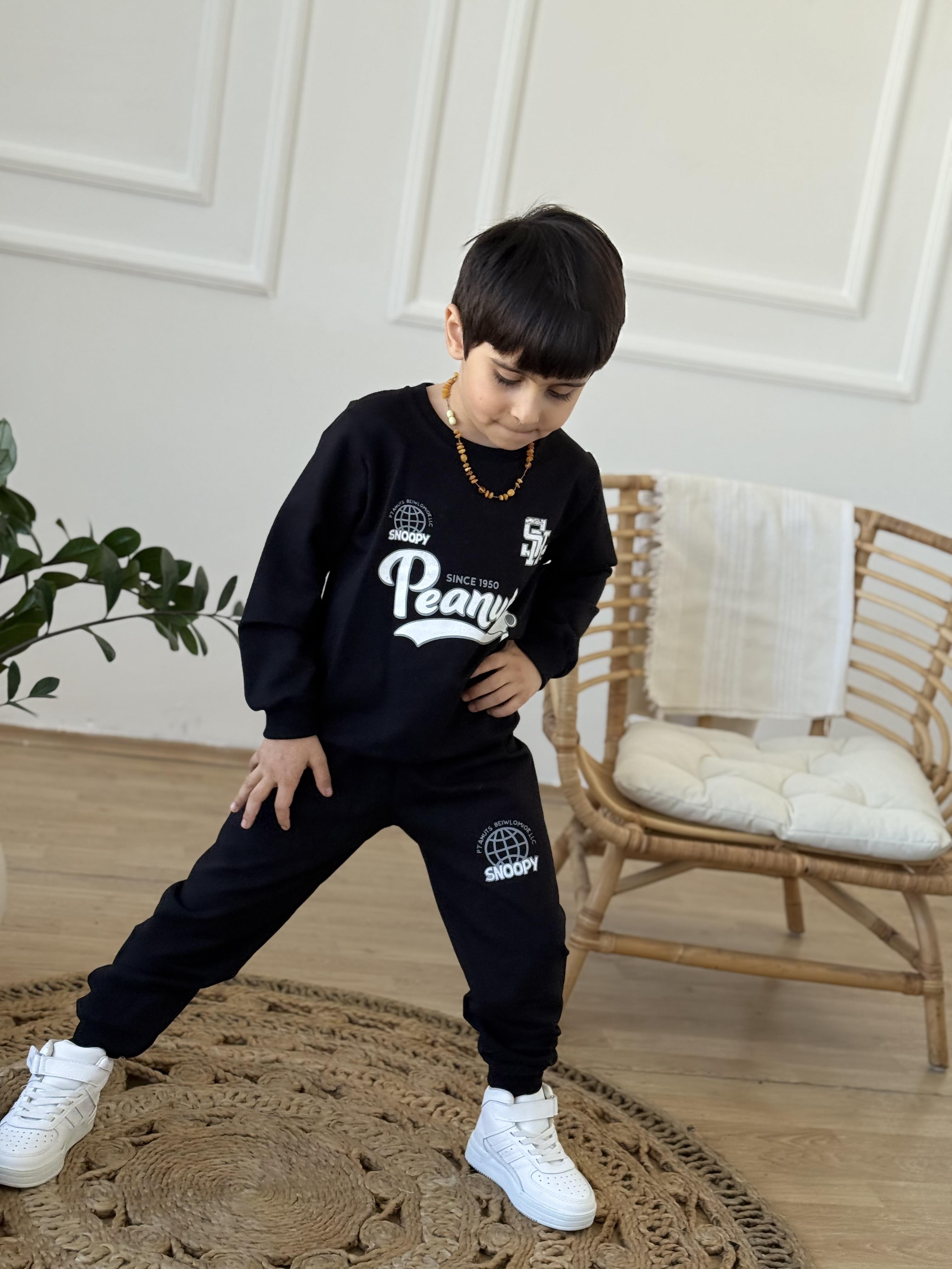Snoopy Takım-Siyah(3-7 yaş)