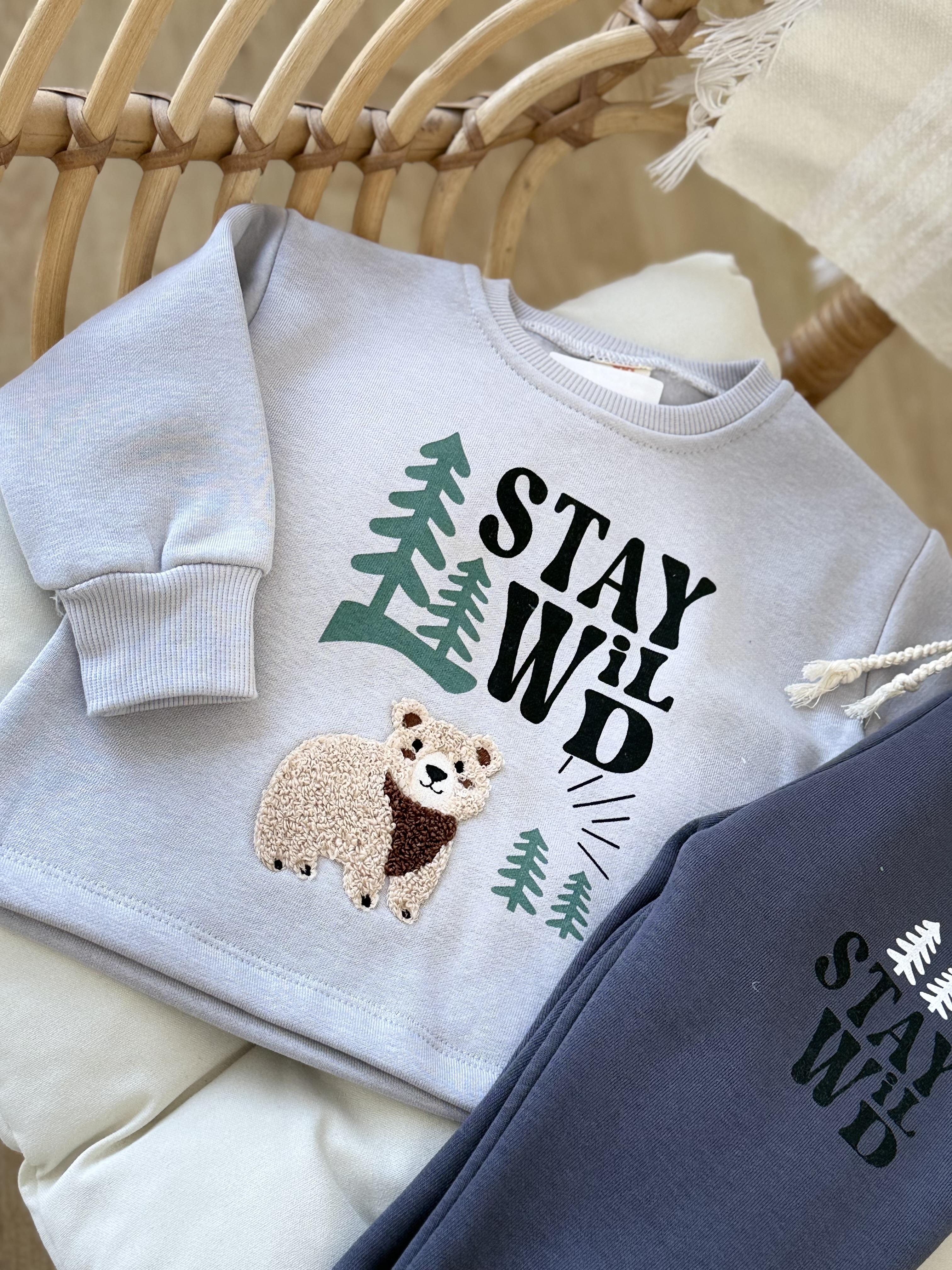 Stay Wild Takım-Atrasit(1-4 yaş)