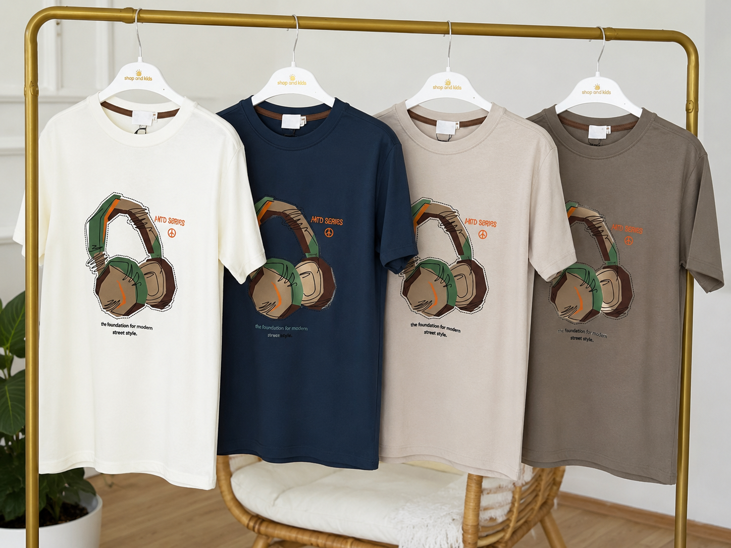 Street Style Tişört- Mavi (9-12 yaş aralığı)