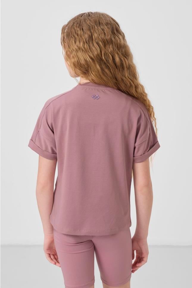 Gül Kurusu Fit Spor T-shirt (7-15yaş aralığı)
