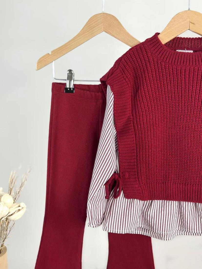 Triko Takım-Bordo(2yaş-8yaş)