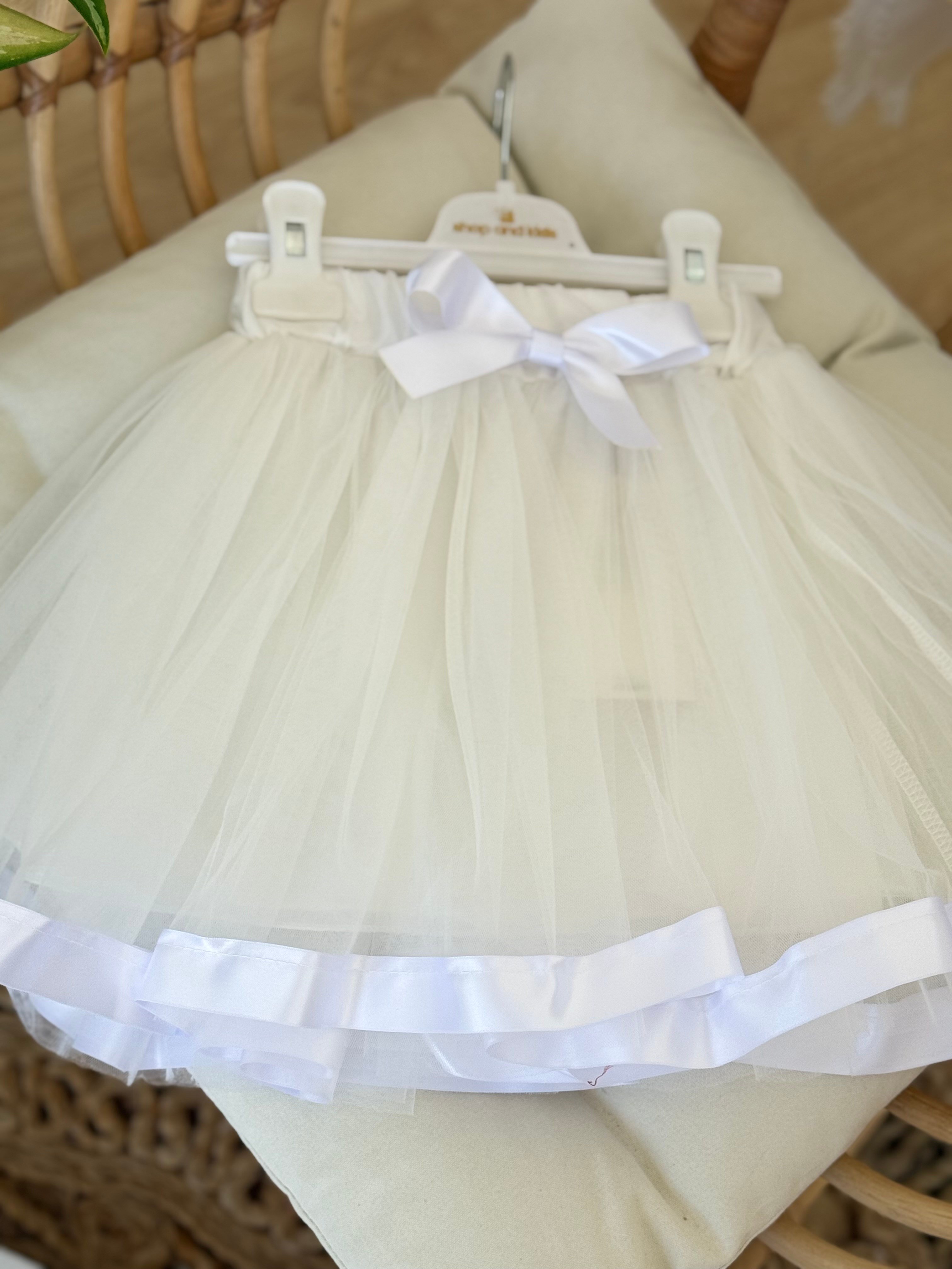 Tütü Etek - Beyaz (6-14yaş)
