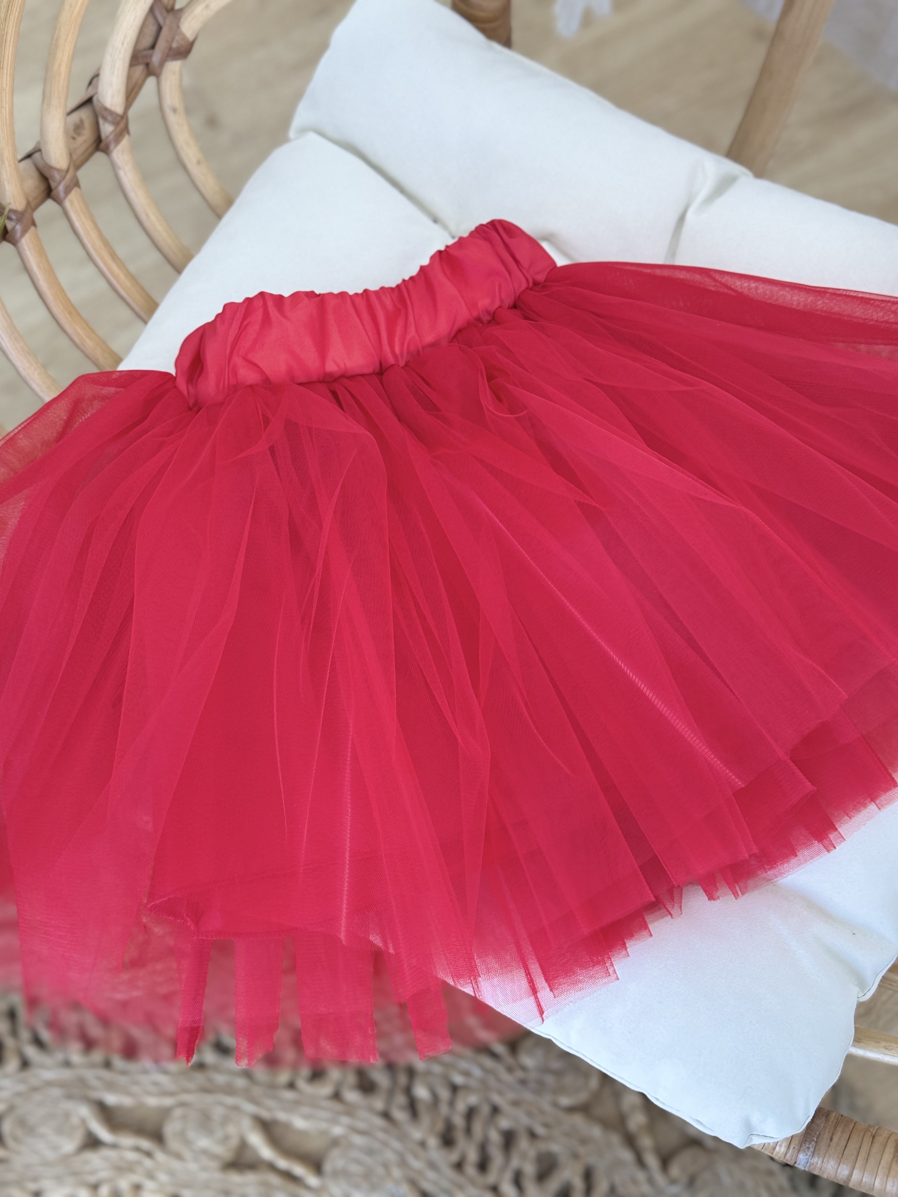 Tütü Etek - Kımızı (6-14yaş)