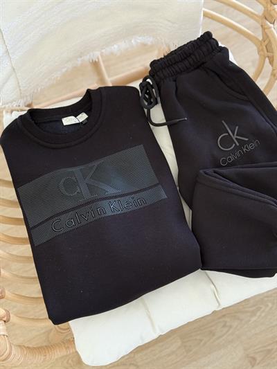  Erkek Takım Şardonlu- Siyah (4 yaş-12 yaş)